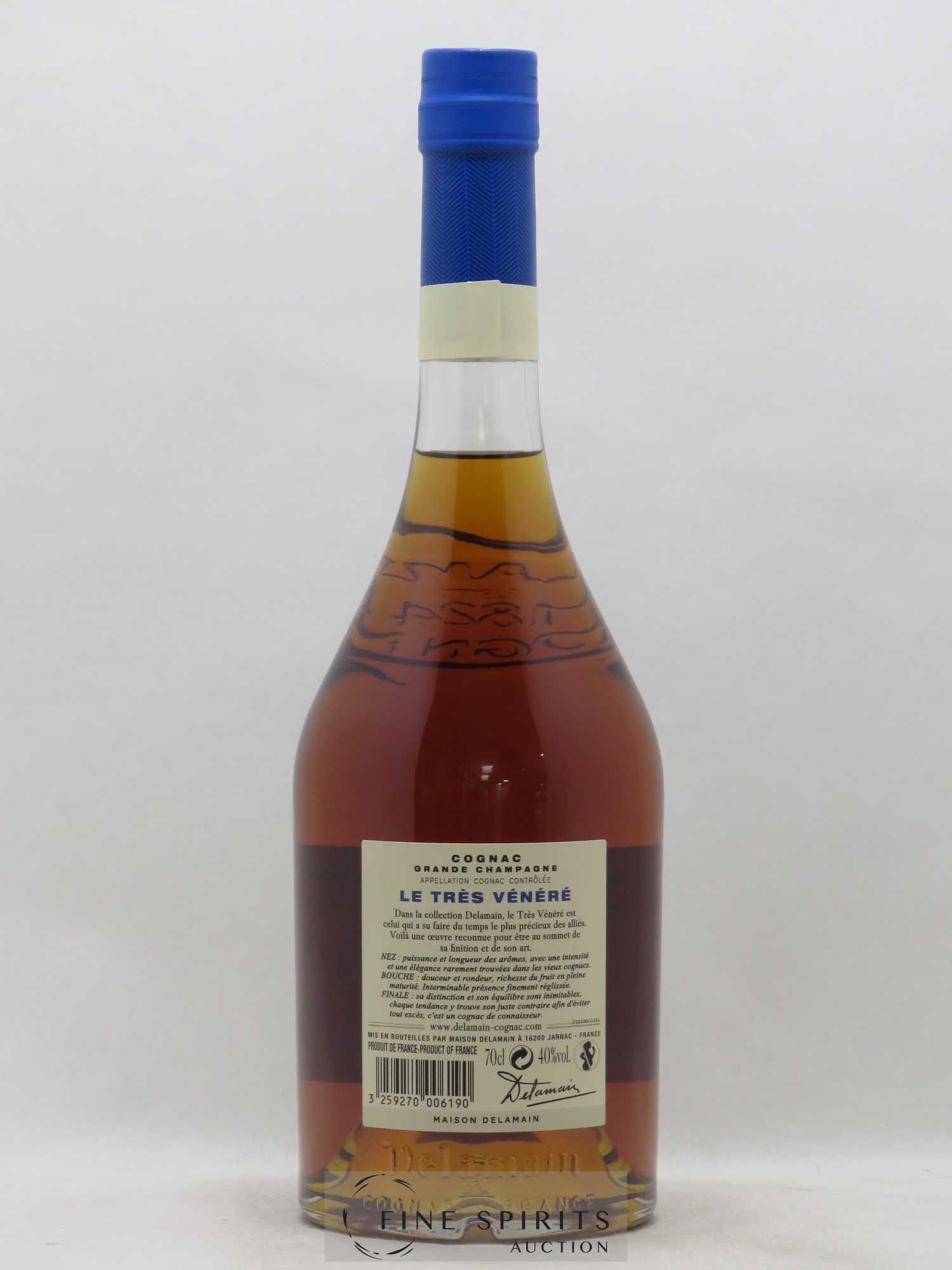 Cognac Delamain Le Très Vénéré Grande Champagne - Lot de 1 bouteille - 2