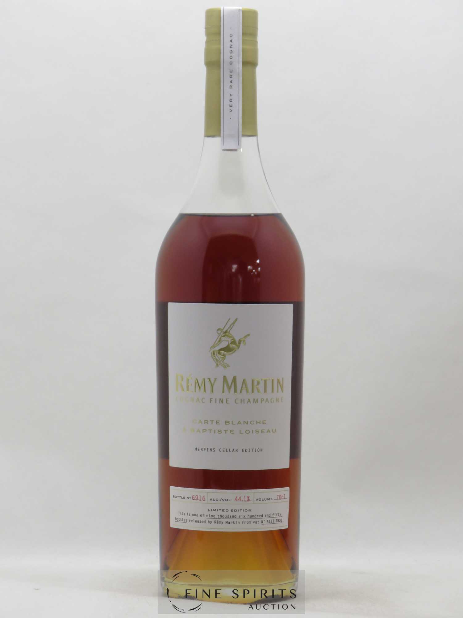 Cognac Rémy Martin Of. Carte Blanche Edition 2 Merpins Cellar Edition Fine Champagne - Posten von 1 Flasche - 1