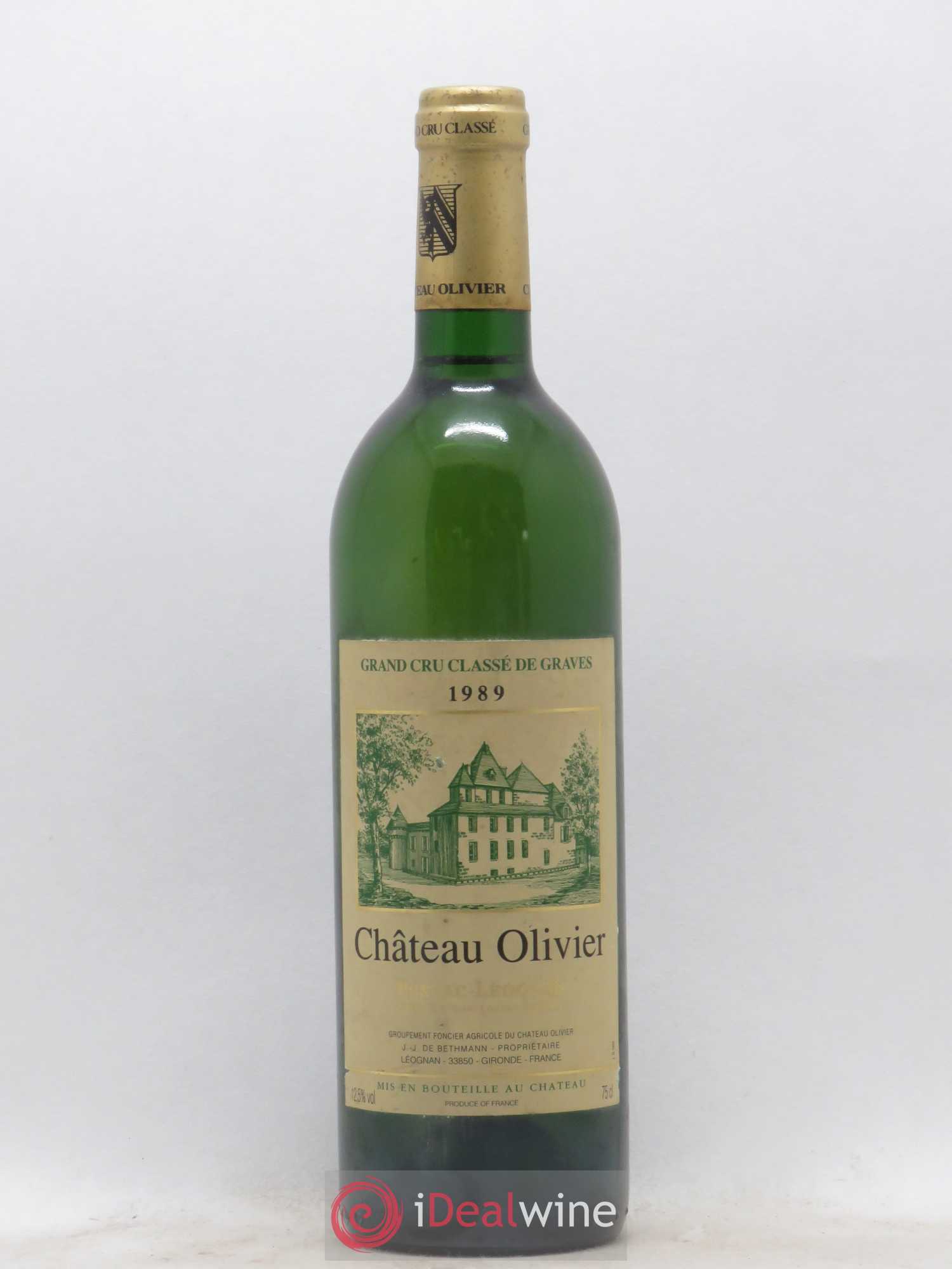 Château Olivier Cru Classé de Graves 1989 - Lot de 1 bouteille - 0