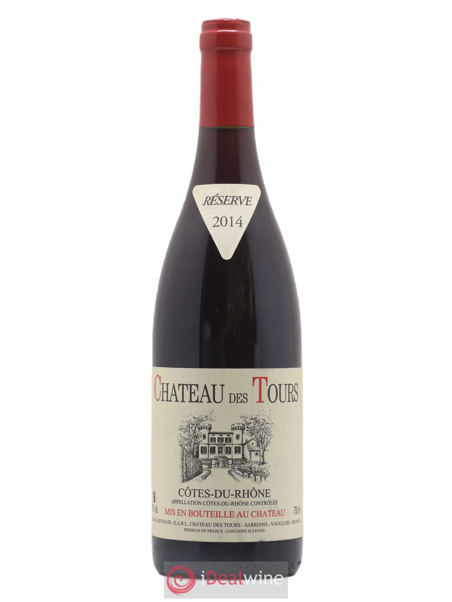 Côtes-du-Rhône Château des Tours Emmanuel Reynaud 2014 - Lot de 1 bouteille - 0