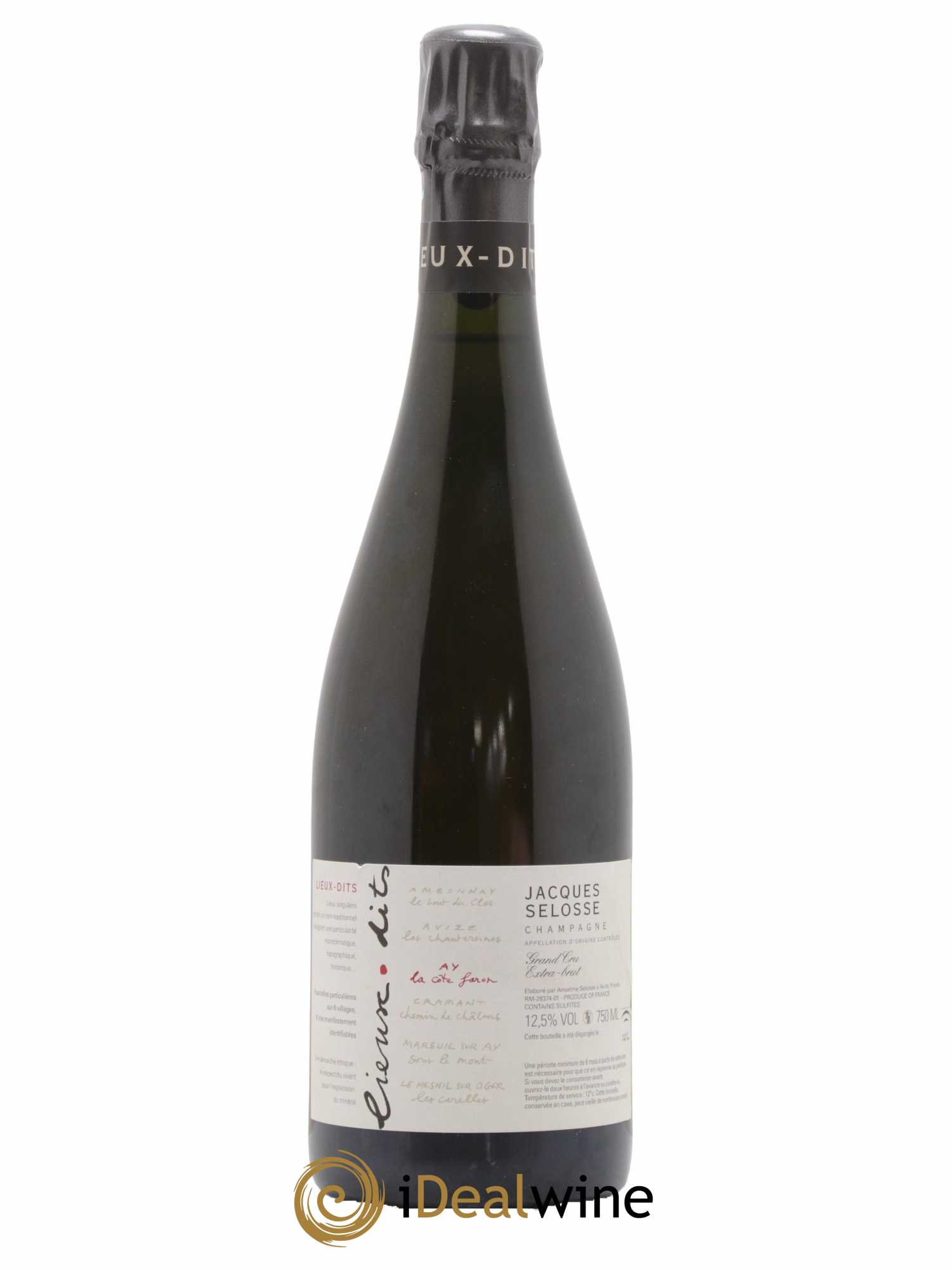 La Côte Faron Blanc de Noirs Grand Cru Extra-Brut Jacques Selosse - Lot de 1 bouteille - 0