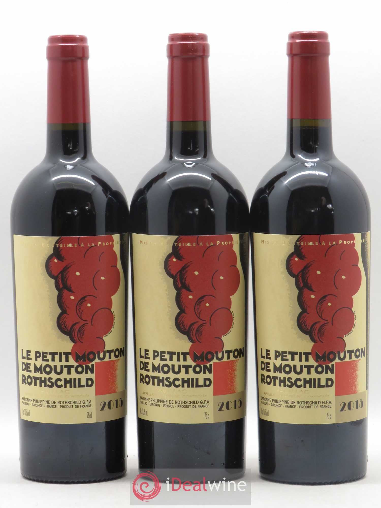 Petit Mouton Second Vin 2015 - Lot de 6 bouteilles - 3