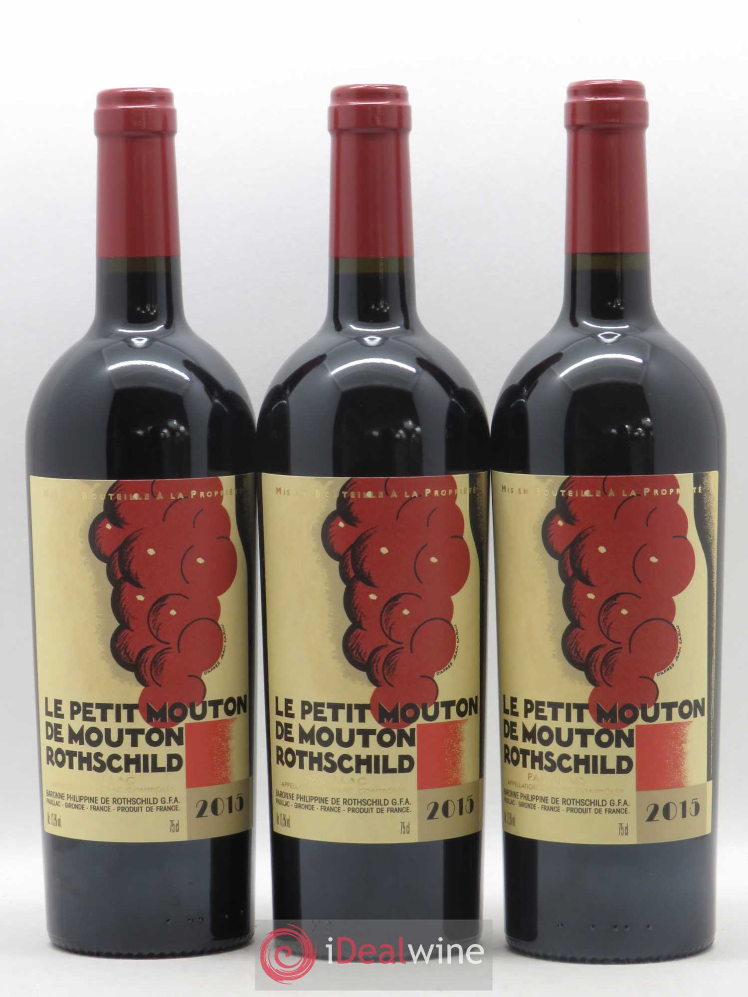 Petit Mouton Second Vin 2015 - Lot de 6 bouteilles - 1