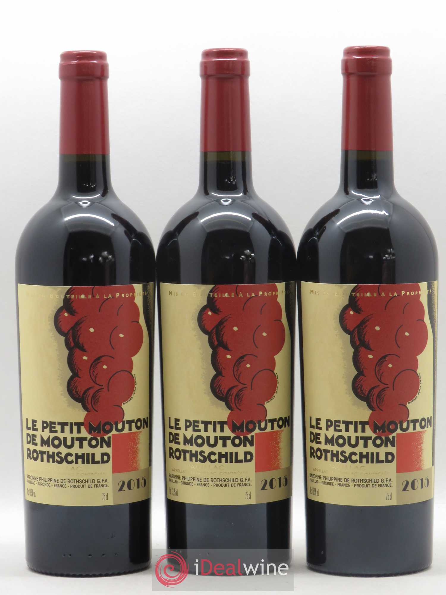 Petit Mouton Second Vin 2015 - Lot de 6 bouteilles - 3