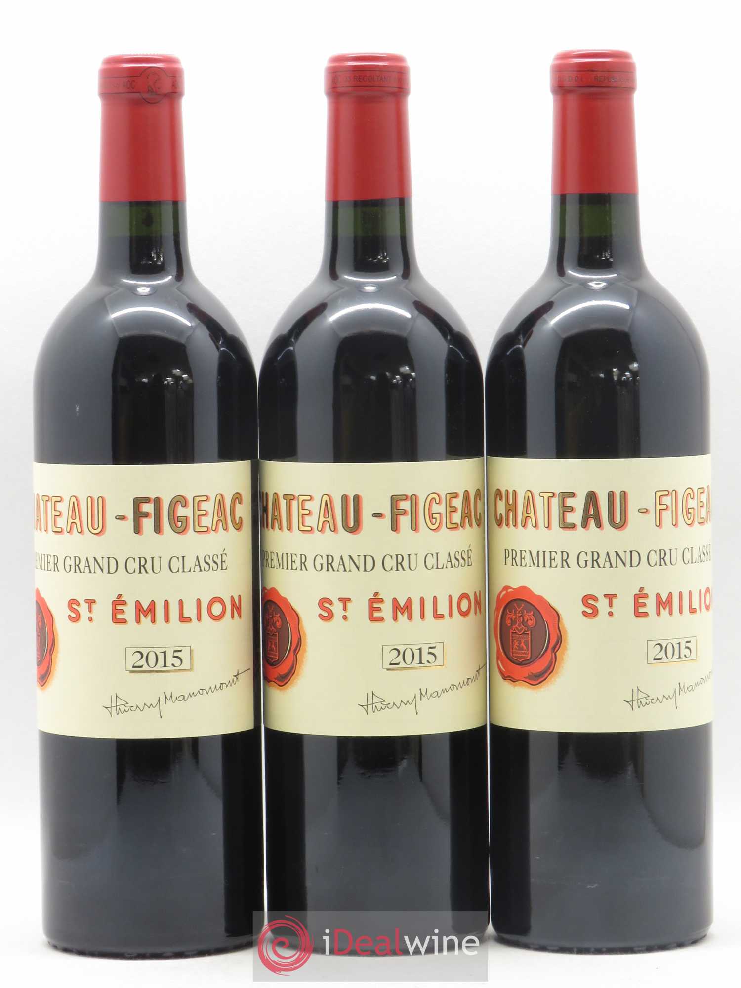 Château Figeac 1er Grand Cru Classé A 2015 - Lot de 12 bouteilles - 1