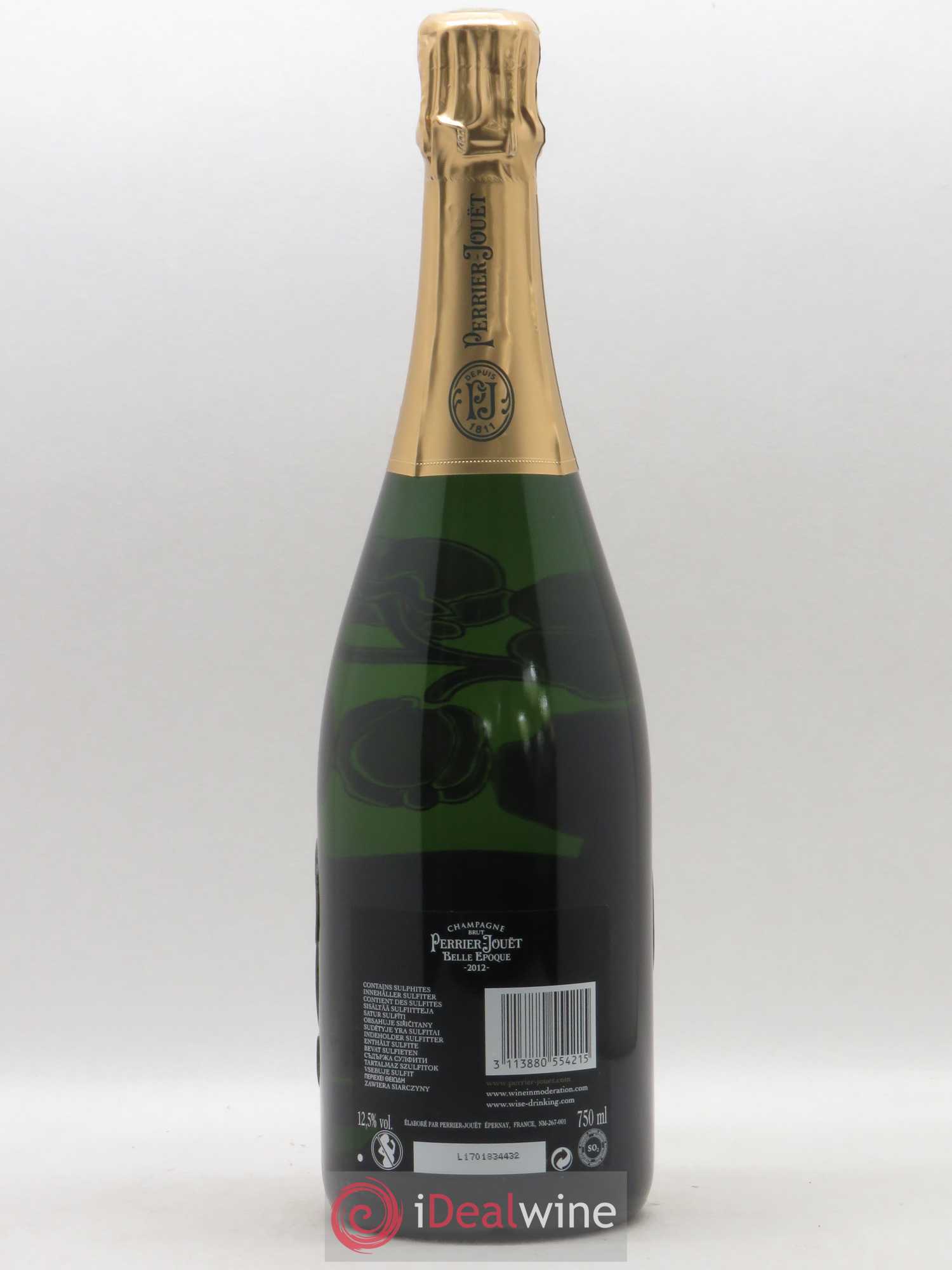 Cuvée Belle Epoque Brut Perrier-Jouët 2012 - Lot of 1 bottle - 1