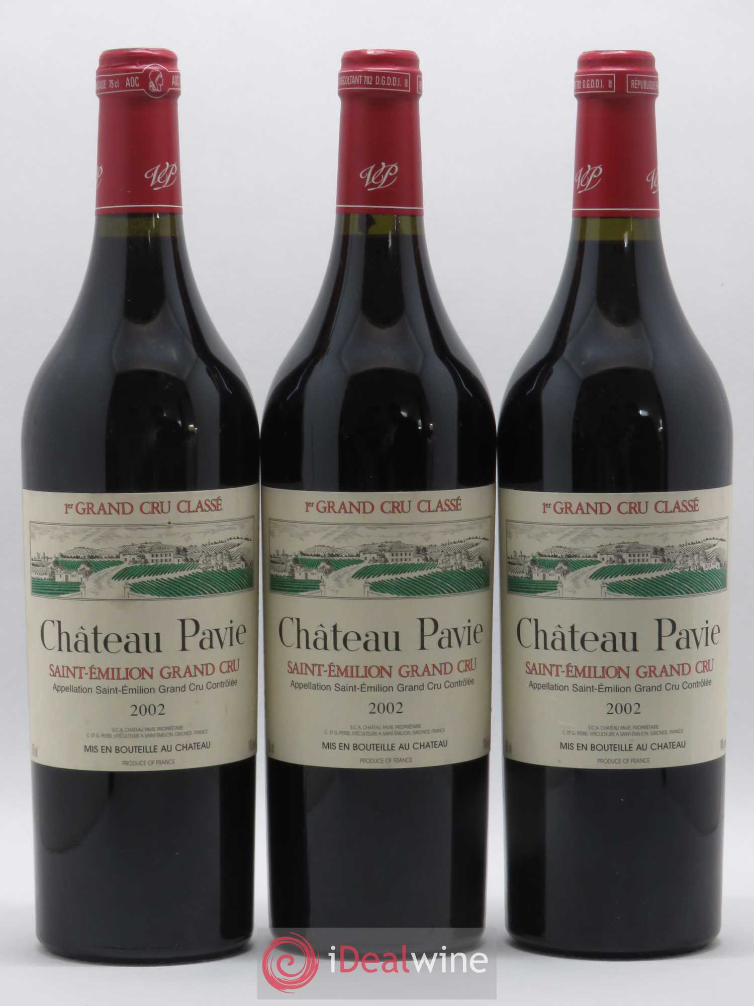 Château Pavie 1er Grand Cru Classé A 2002 - Lot de 6 bouteilles - 1
