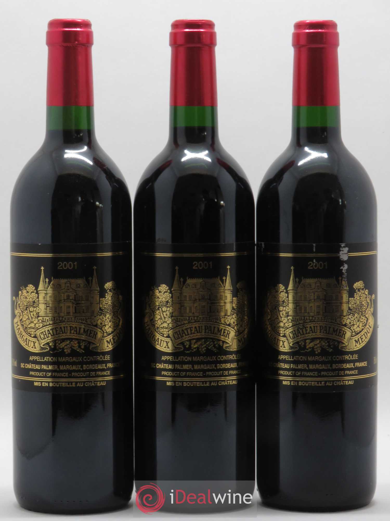 Château Palmer 3ème Grand Cru Classé 2001 - Lot de 12 bouteilles - 3