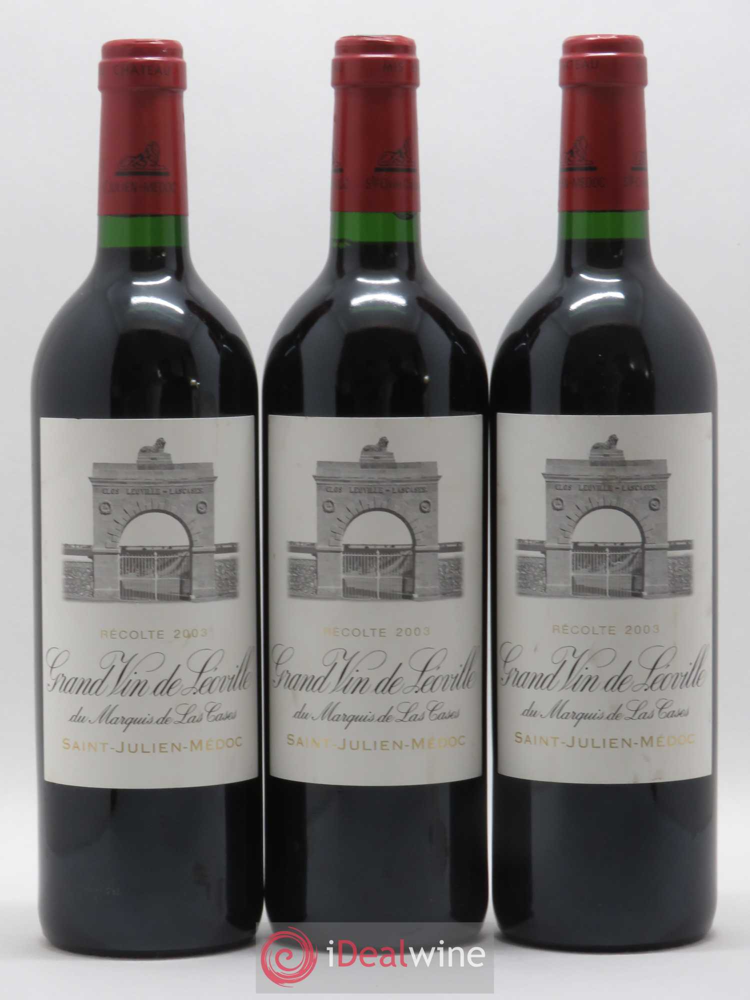 Château Léoville Las Cases 2ème Grand Cru Classé 2003 - Lot de 6 bouteilles - 1