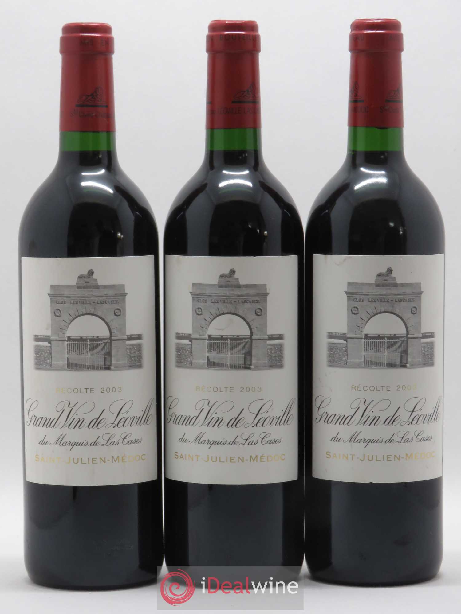 Château Léoville Las Cases 2ème Grand Cru Classé 2003 - Lot de 6 bouteilles - 3
