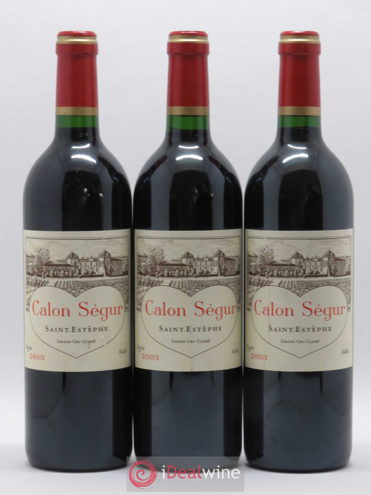 Château Calon Ségur 3ème Grand Cru Classé 2003 - Lot de 6 bouteilles - 1