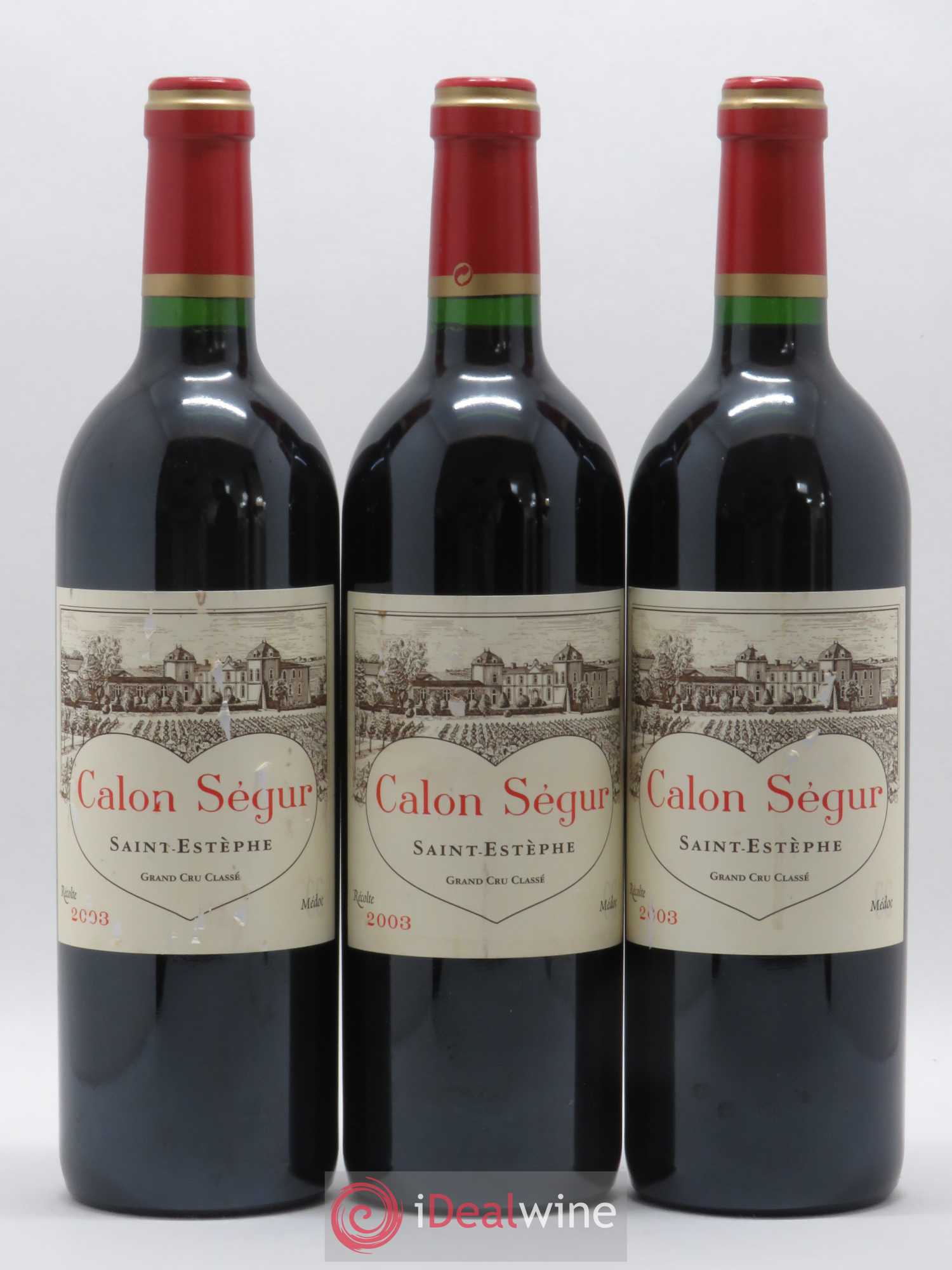 Château Calon Ségur 3ème Grand Cru Classé 2003 - Lot de 6 bouteilles - 2