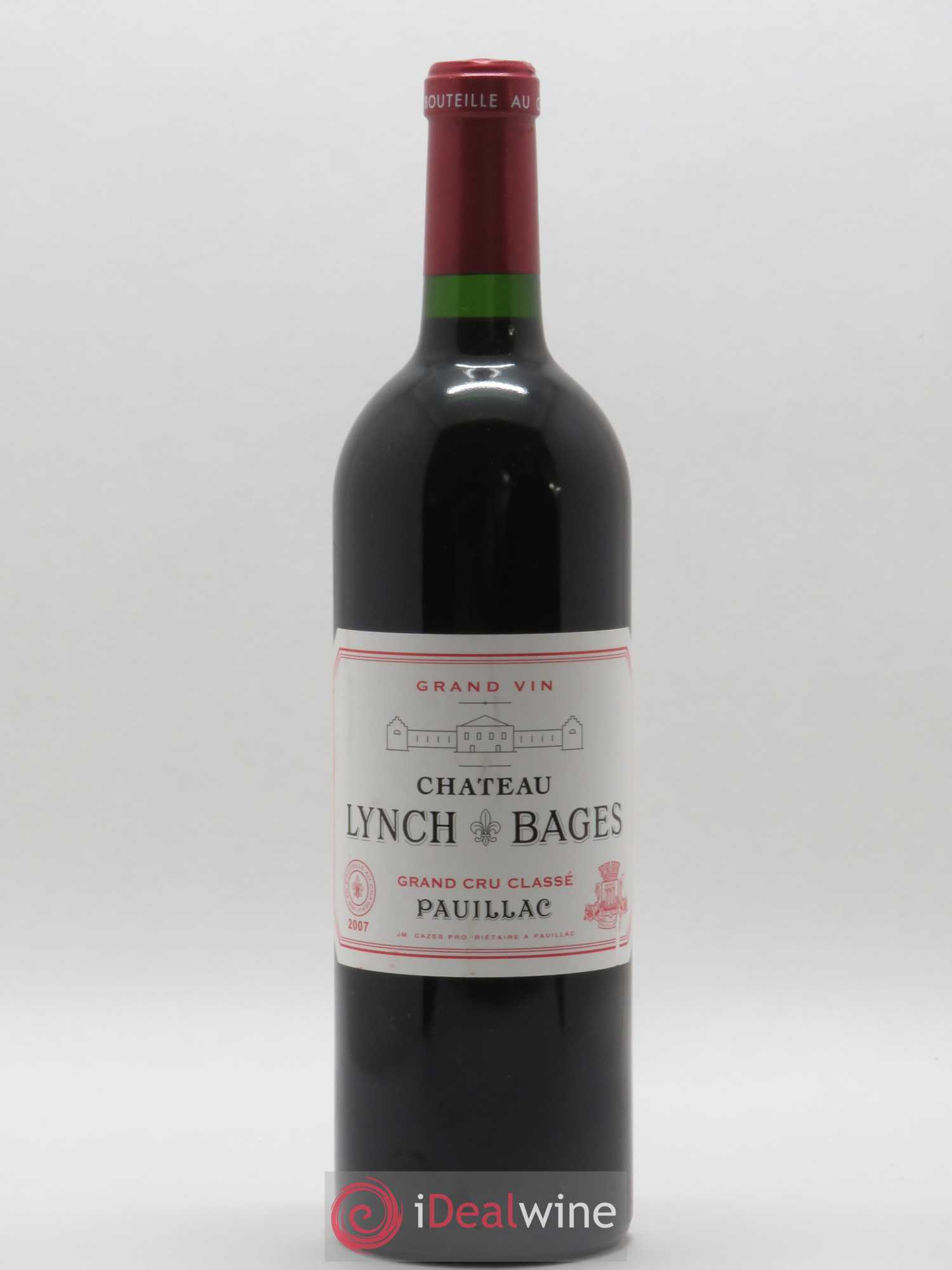 Château Lynch Bages 5ème Grand Cru Classé 2007 - Lot de 1 bouteille - 0