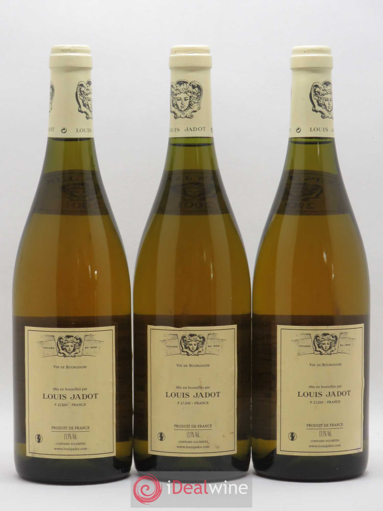Chevalier-Montrachet Grand Cru Les Demoiselles Maison Louis Jadot 2001 - Lot de 3 bouteilles - 1