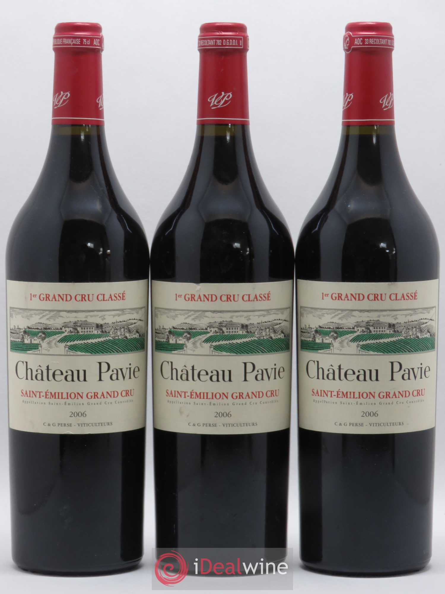 Château Pavie 1er Grand Cru Classé A 2006 - Lot de 6 bouteilles - 1