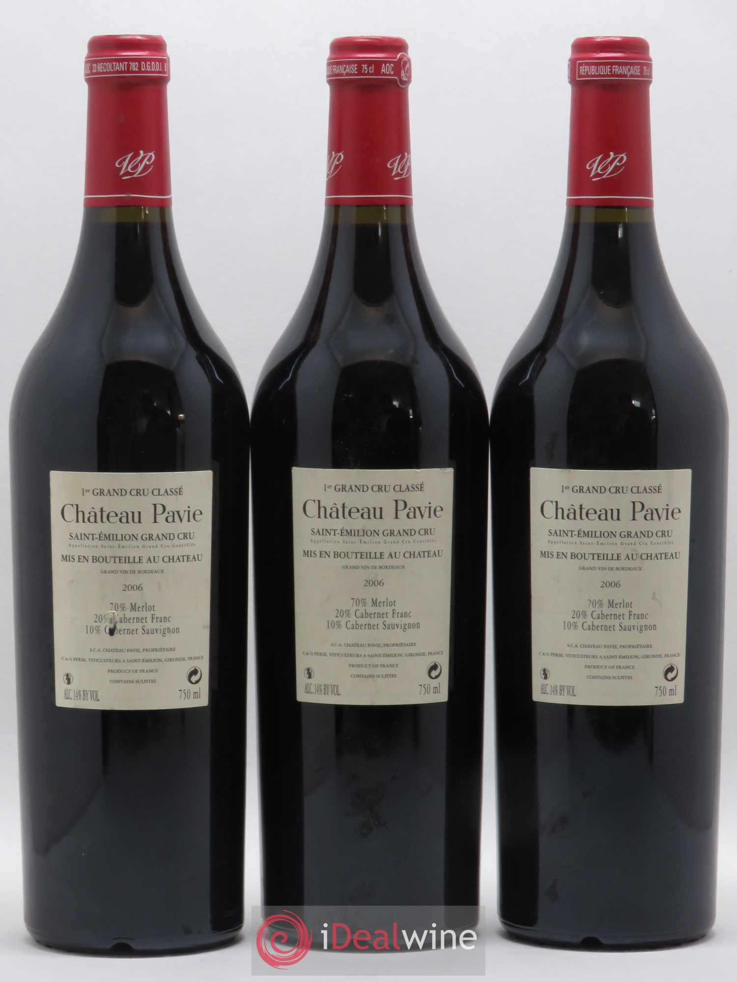 Château Pavie 1er Grand Cru Classé A 2006 - Lot de 6 bouteilles - 2