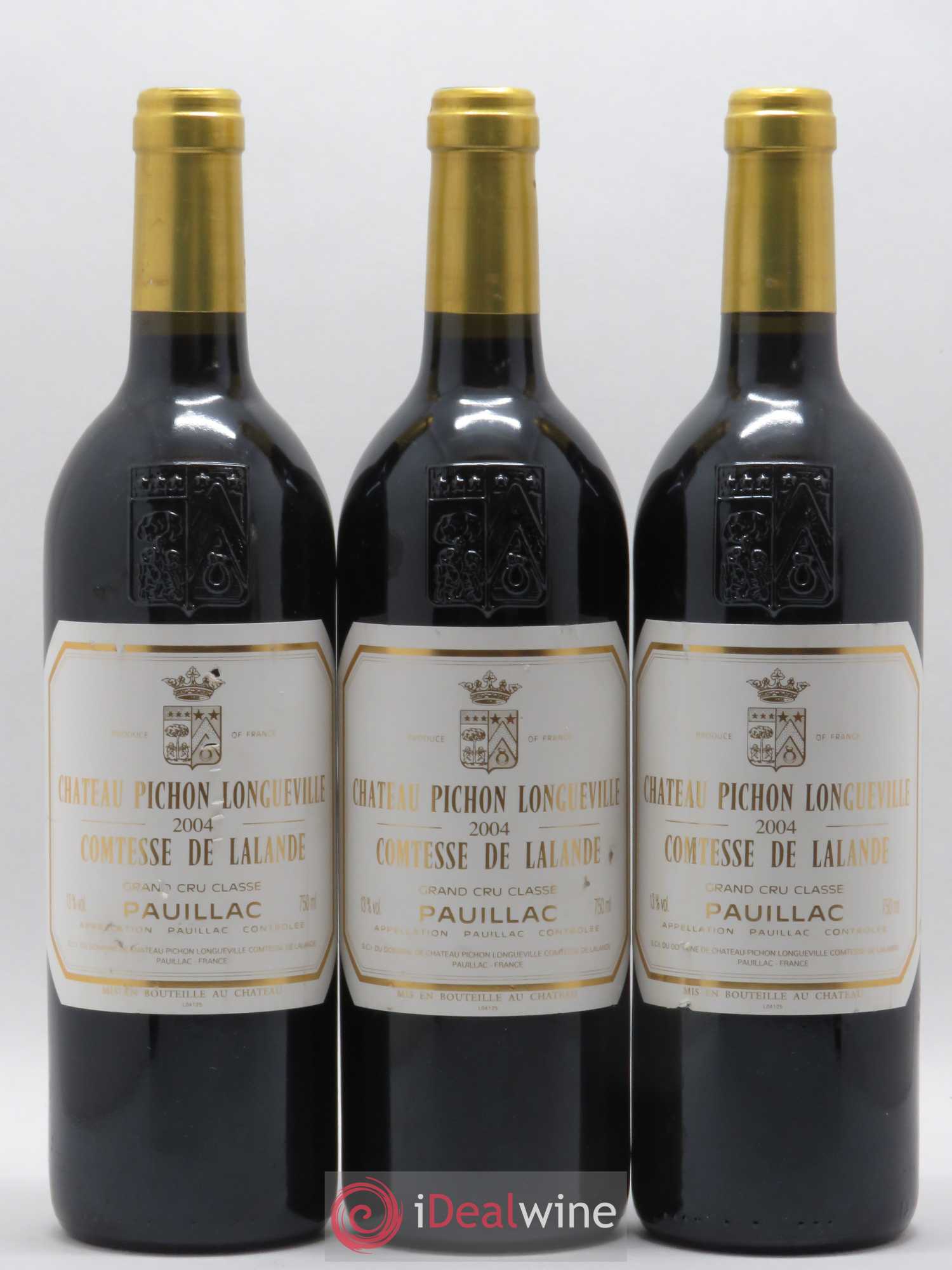 Château Pichon Longueville Comtesse de Lalande 2ème Grand Cru Classé 2004 - Lot de 6 bouteilles - 1