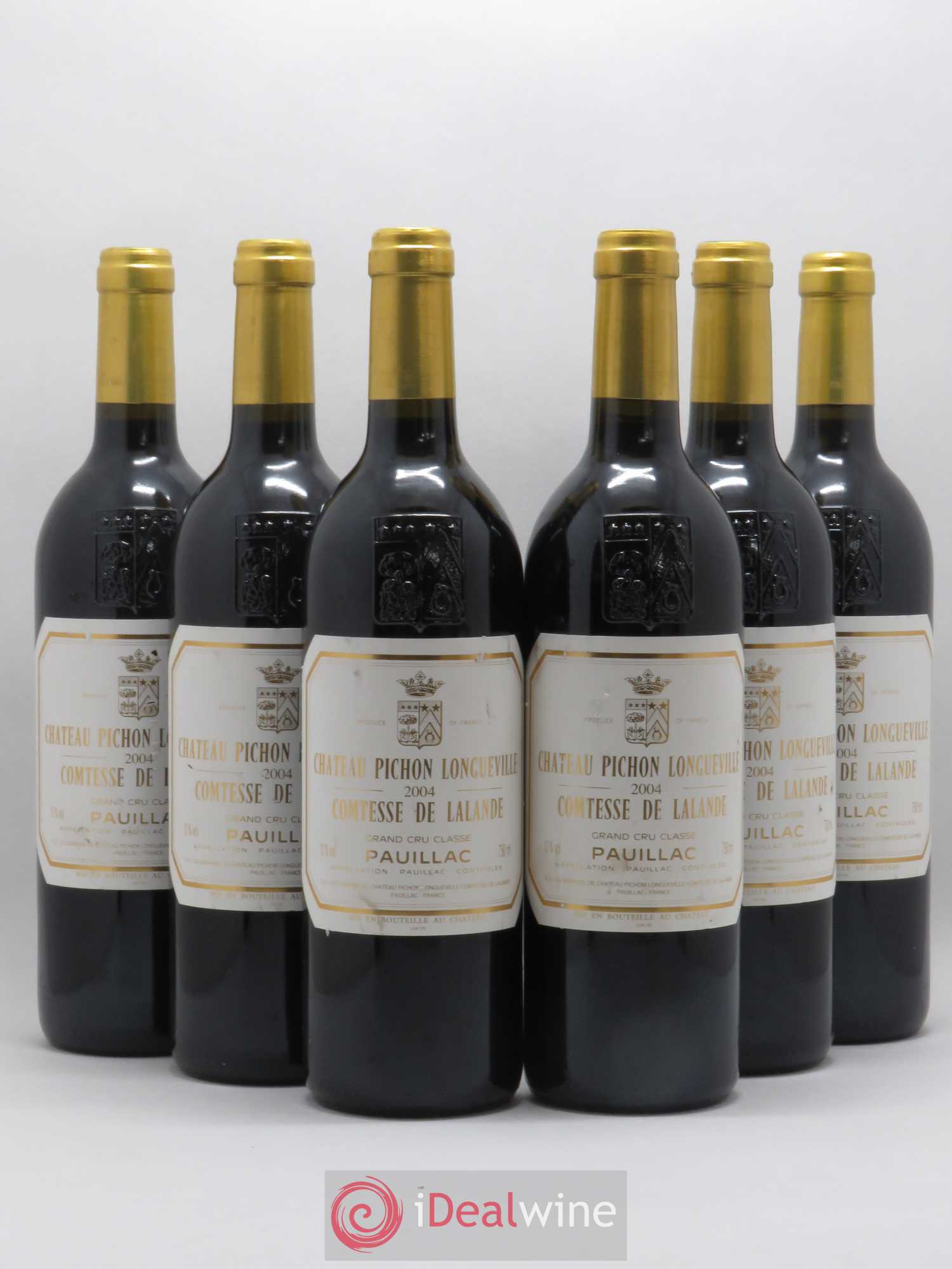 Château Pichon Longueville Comtesse de Lalande 2ème Grand Cru Classé 2004 - Lot de 6 bouteilles - 0