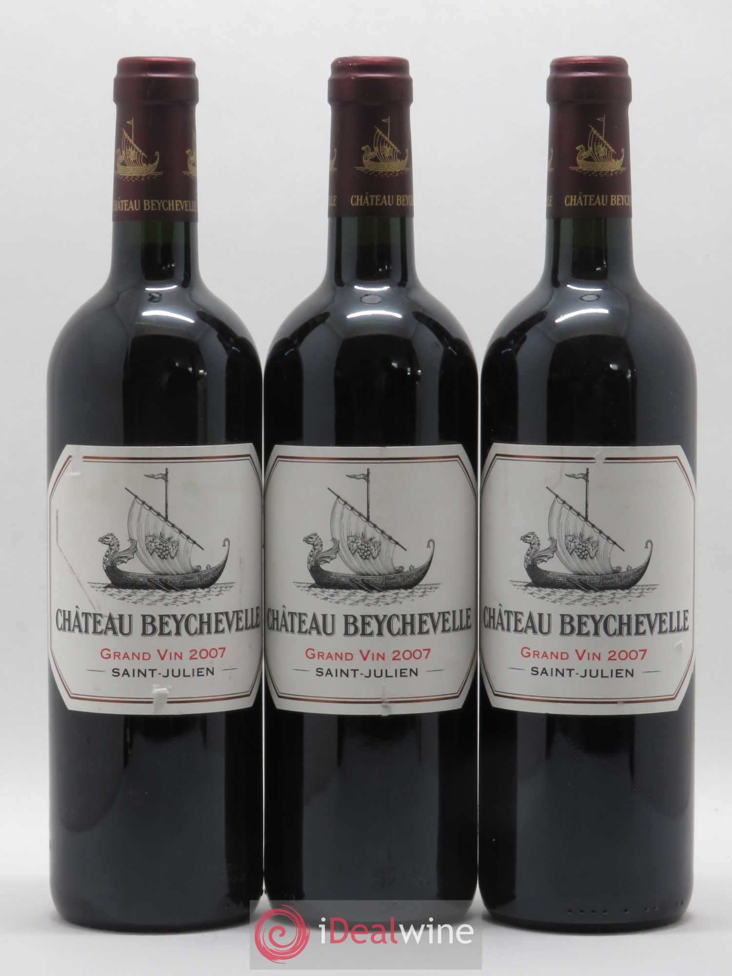 Château Beychevelle 4ème Grand Cru Classé 2007 - Lot de 12 bouteilles - 1