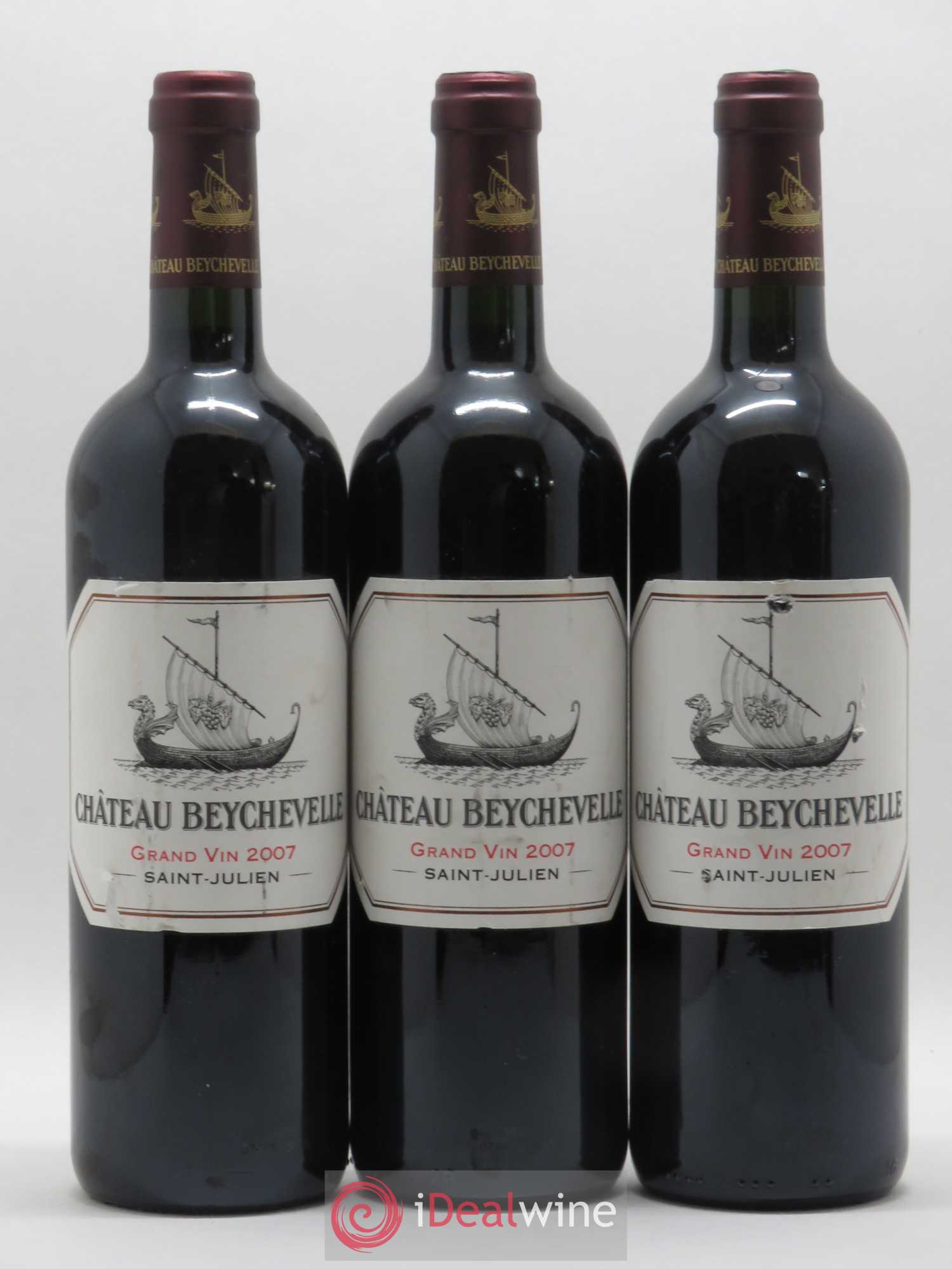 Château Beychevelle 4ème Grand Cru Classé 2007 - Lot de 12 bouteilles - 3
