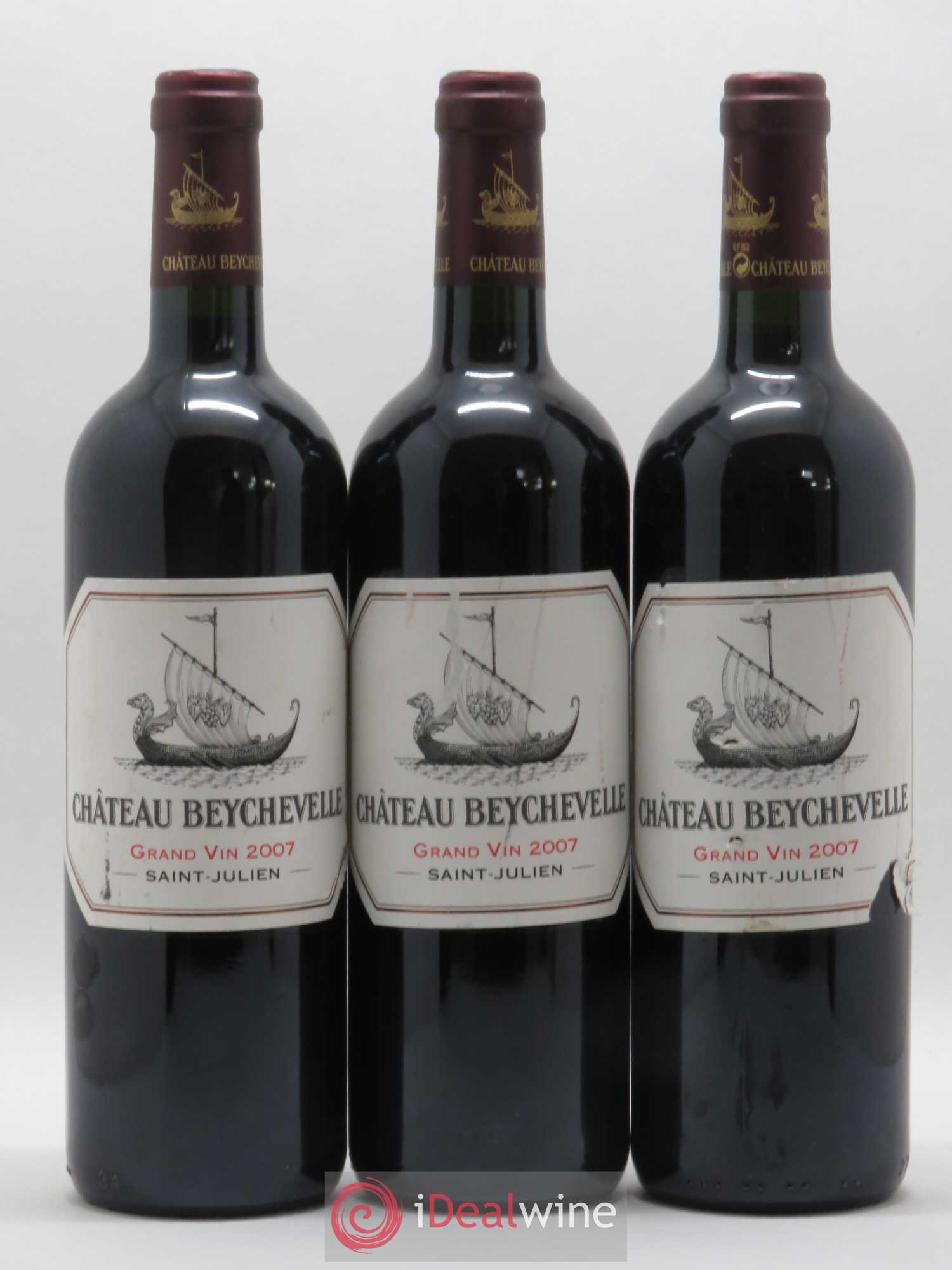 Château Beychevelle 4ème Grand Cru Classé 2007 - Lot de 12 bouteilles - 4