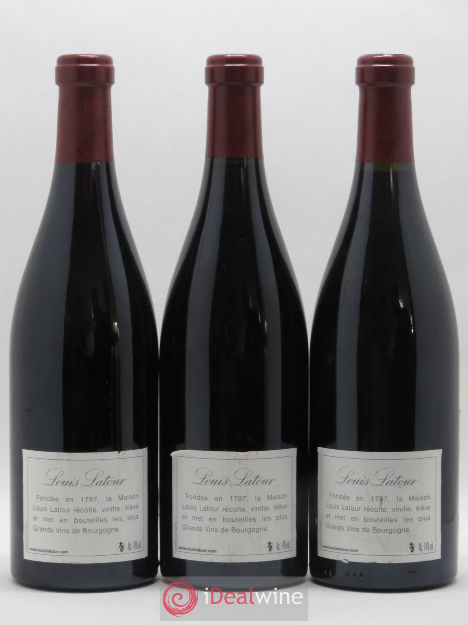 Chambertin Grand Cru Cuvée Héritiers Latour Louis Latour 2001 - Lot de 3 bouteilles - 1
