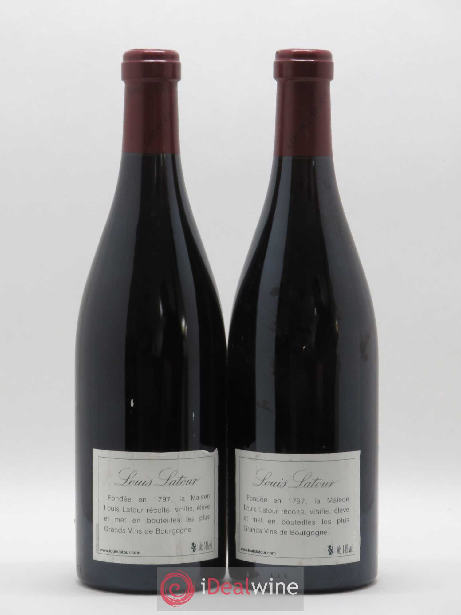 Chambertin Grand Cru Cuvée Héritiers Latour Louis Latour 2001 - Lot de 2 bouteilles - 1