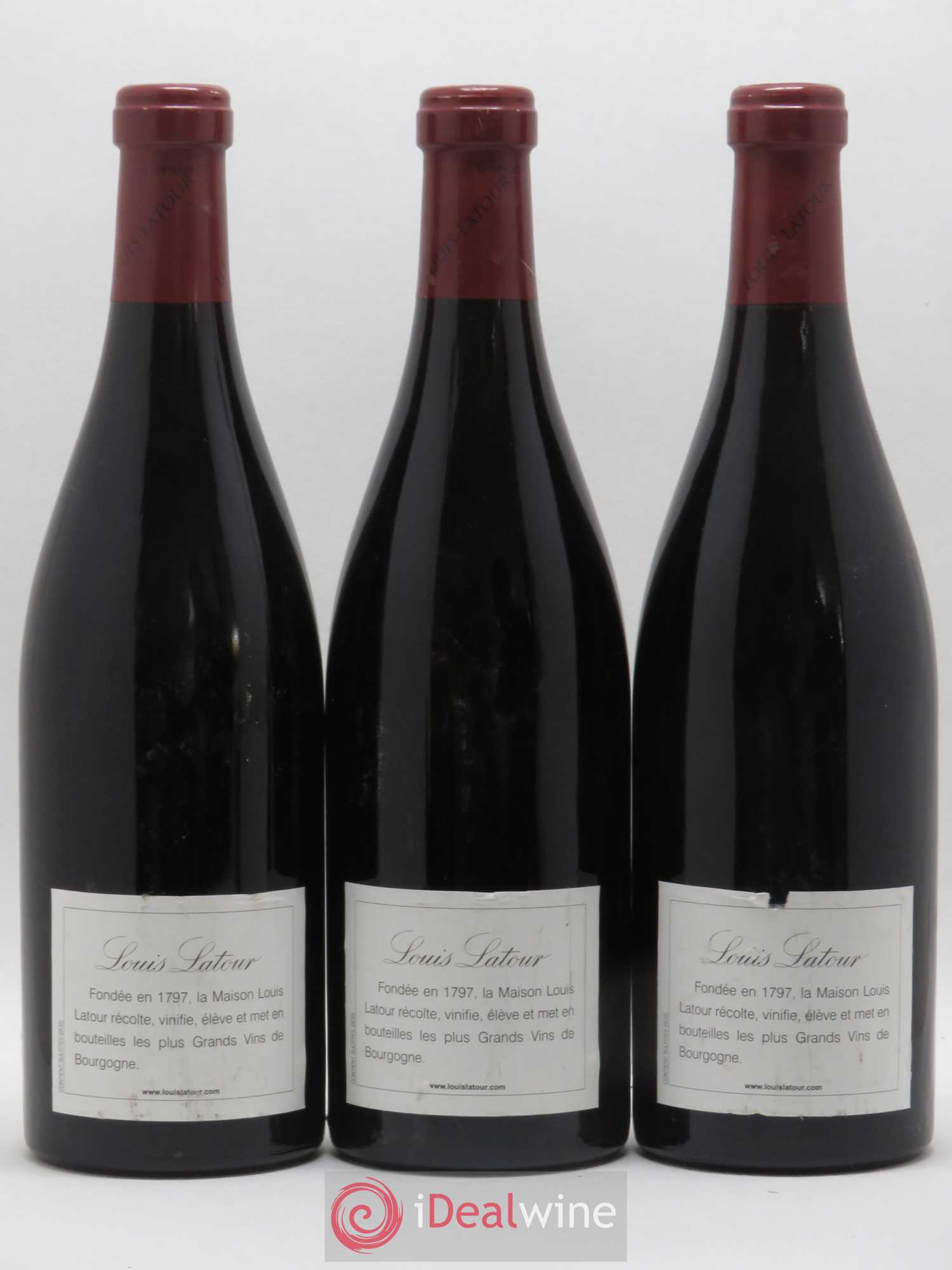 Romanée-Saint-Vivant Grand Cru Les Quatre Journaux Louis Latour 2005 - Lot de 3 bouteilles - 1
