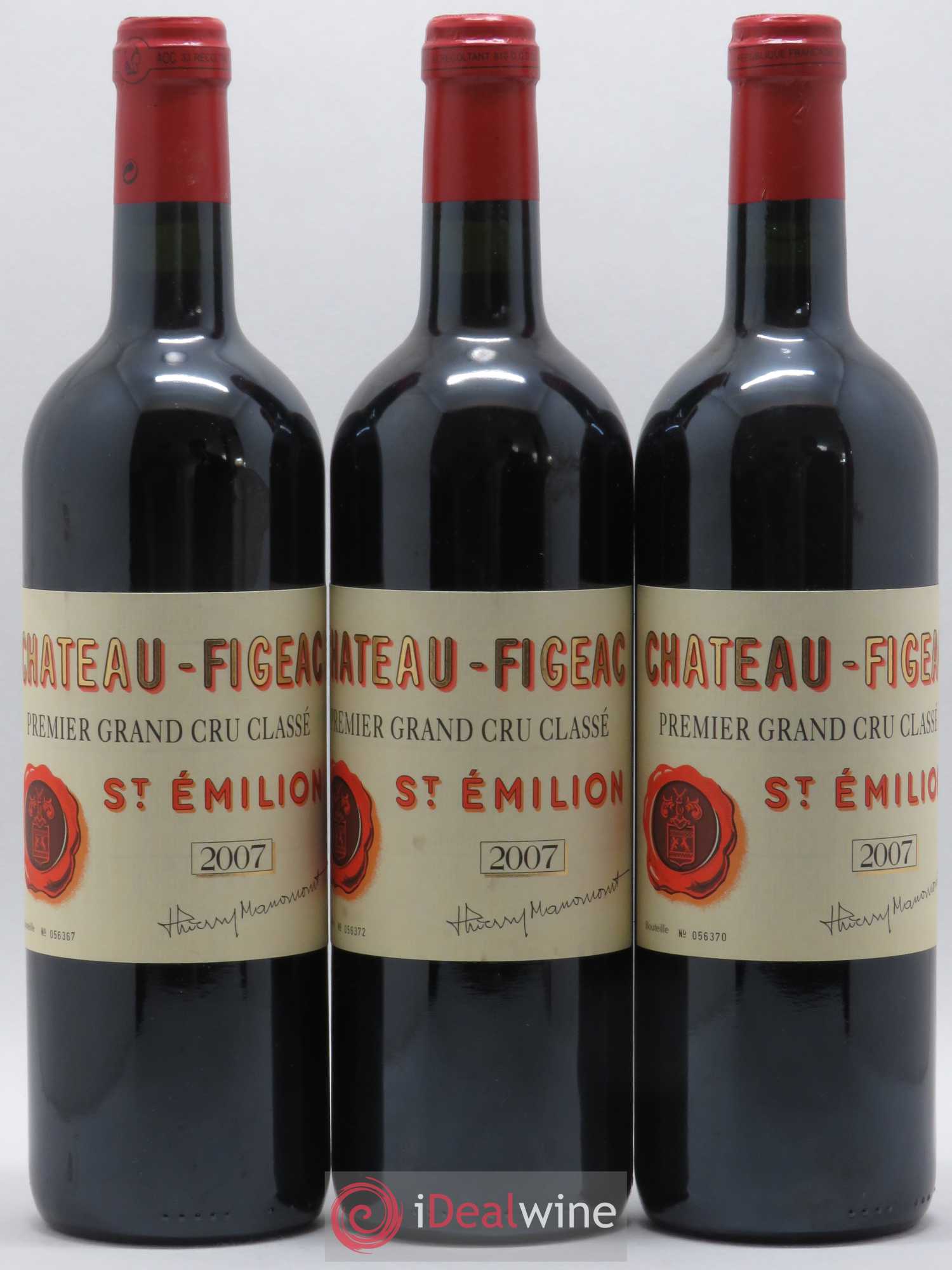 Château Figeac 1er Grand Cru Classé A 2007 - Lot de 12 bouteilles - 3