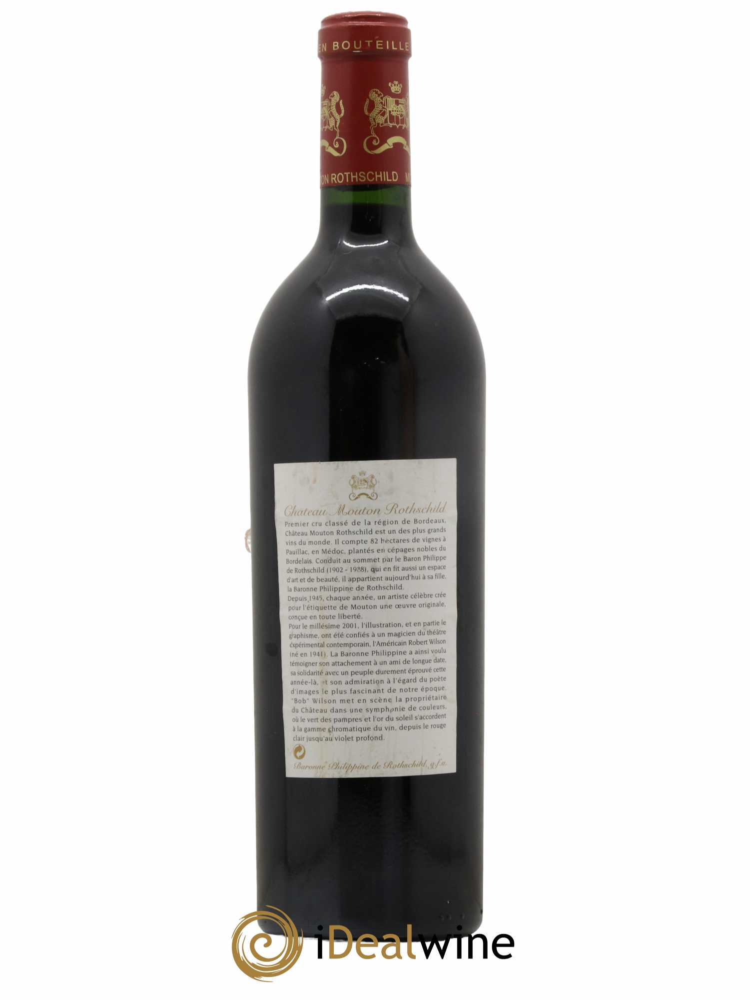 Château Mouton Rothschild 1er Grand Cru Classé 2001 - Lot of 1 bottle - 1