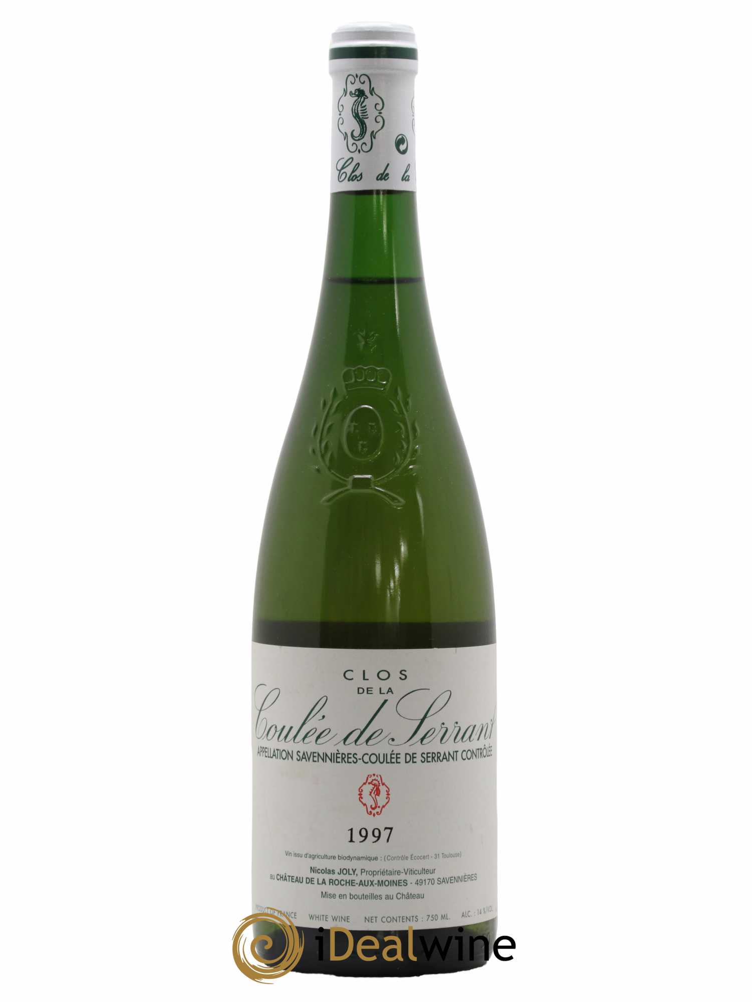 Savennières Clos de la Coulée de Serrant Vignobles de la Coulée de Serrant - Nicolas Joly 1997 - Lot de 1 bouteille - 0