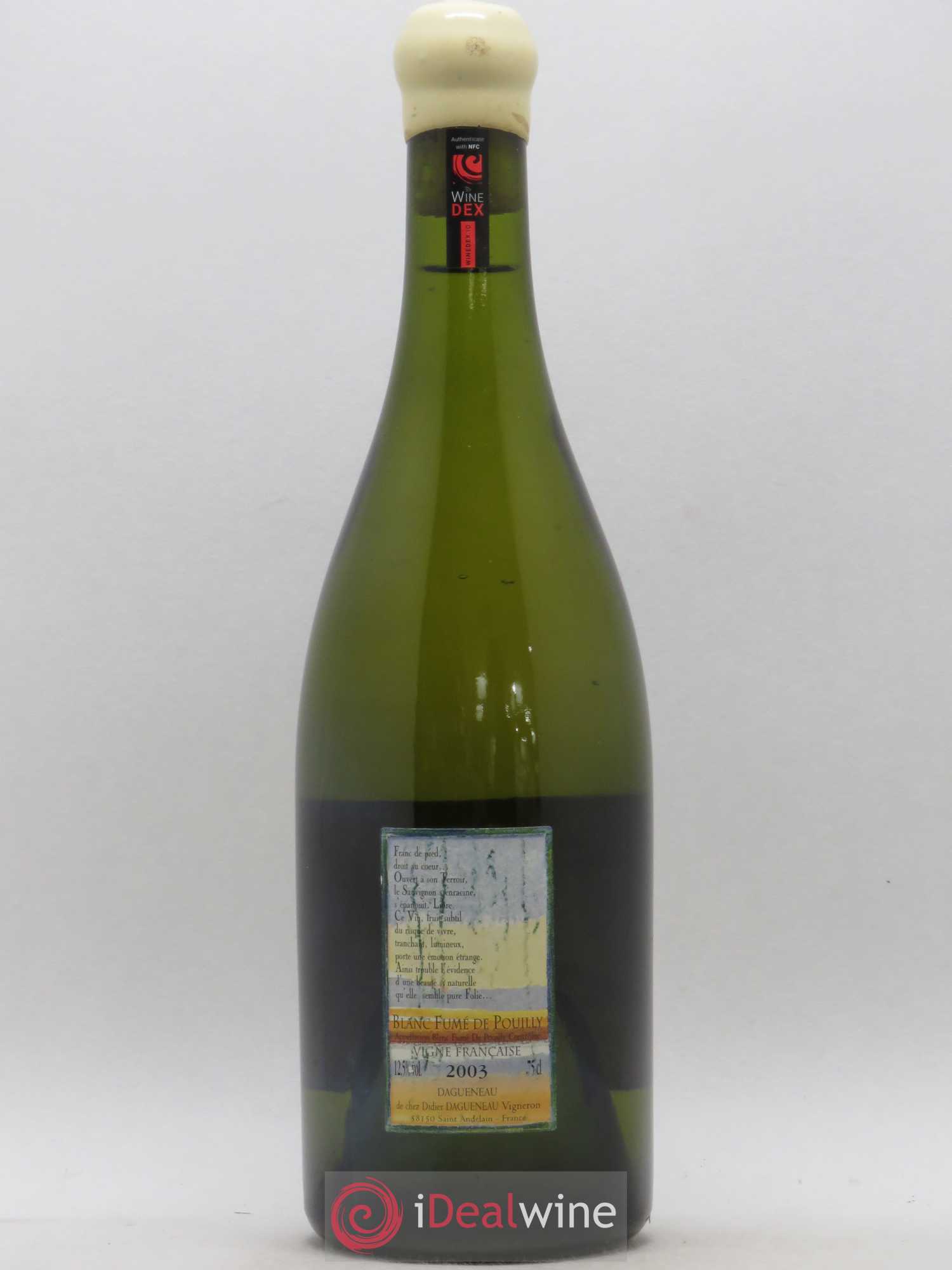 Pouilly-Fumé Astéroïde Dagueneau 2003 - Lot of 1 bottle - 1