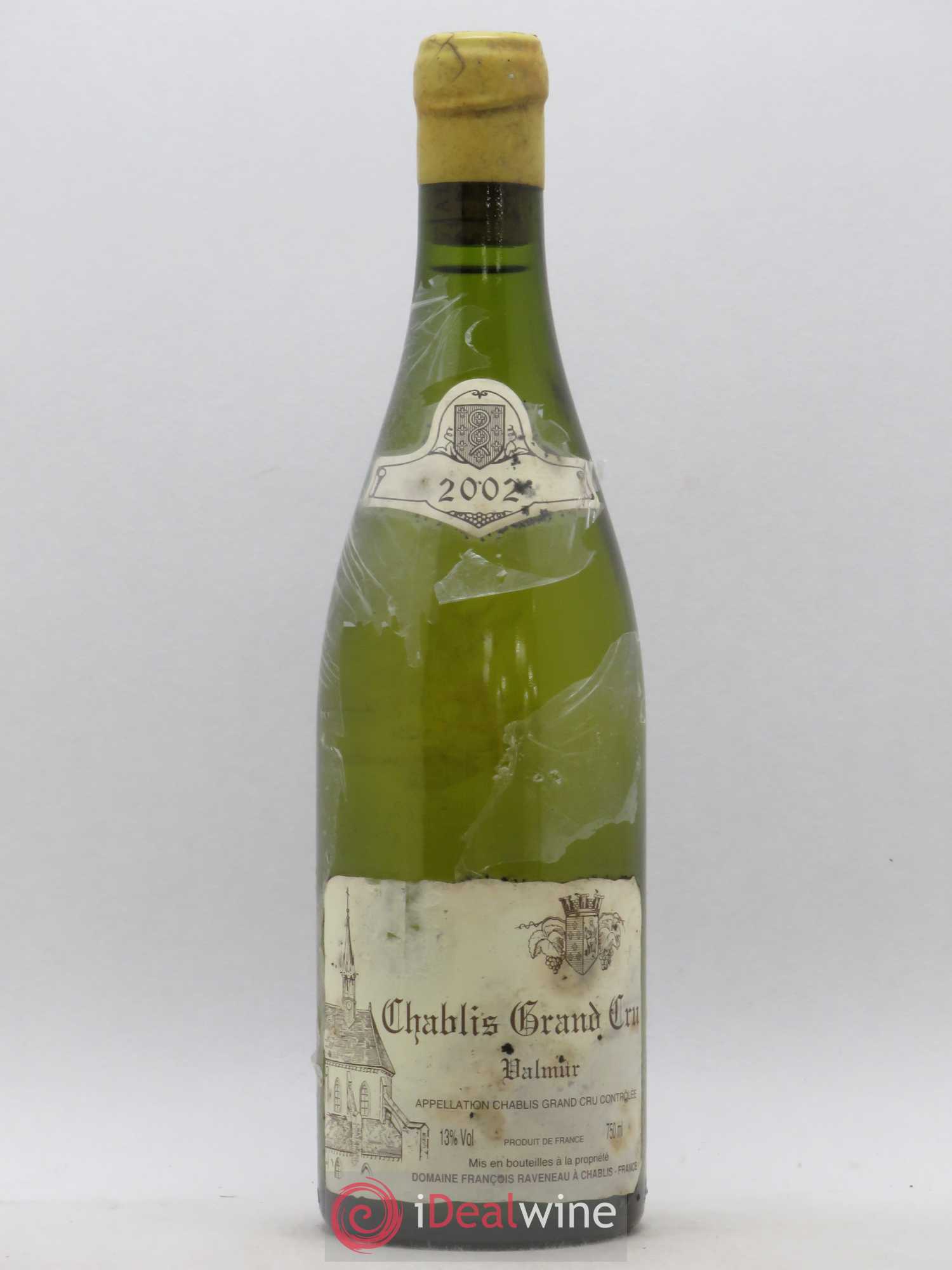 Chablis Grand Cru Valmur Raveneau (Domaine) 2002 - Lot de 1 bouteille - 0