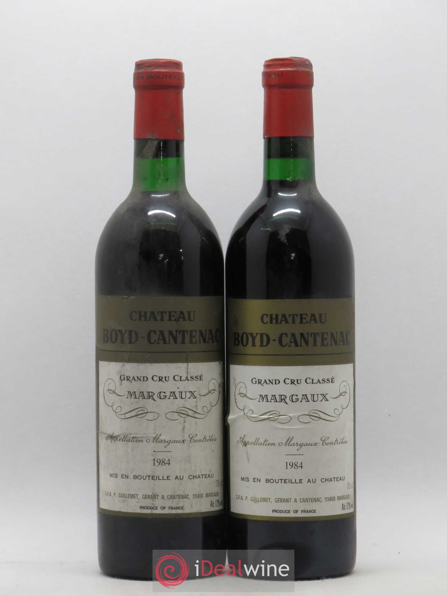 Château Boyd Cantenac 3ème Grand Cru Classé 1984 - Lot de 2 bouteilles - 0