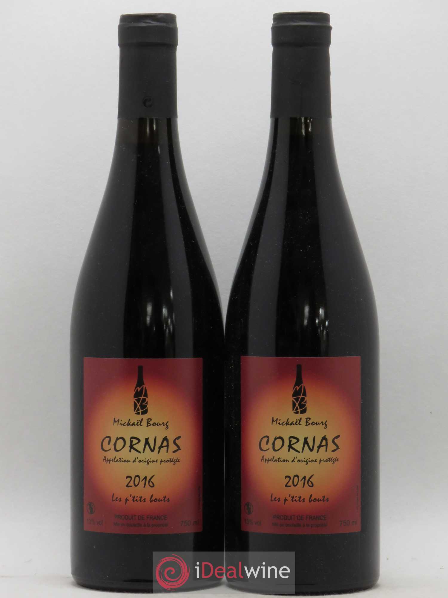 Cornas Les Ptits Bouts Mickael Bourg 2016 - Lot de 2 bouteilles - 0