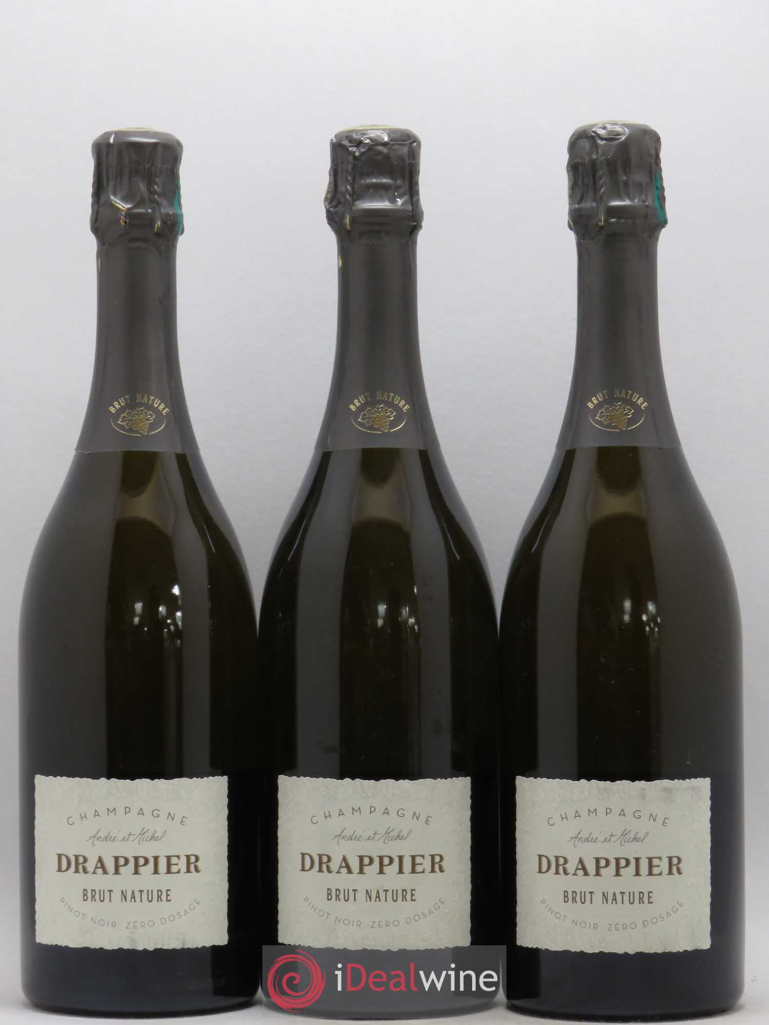 Brut Nature Drappier Zéro Dosage - Lot de 3 bouteilles - 0