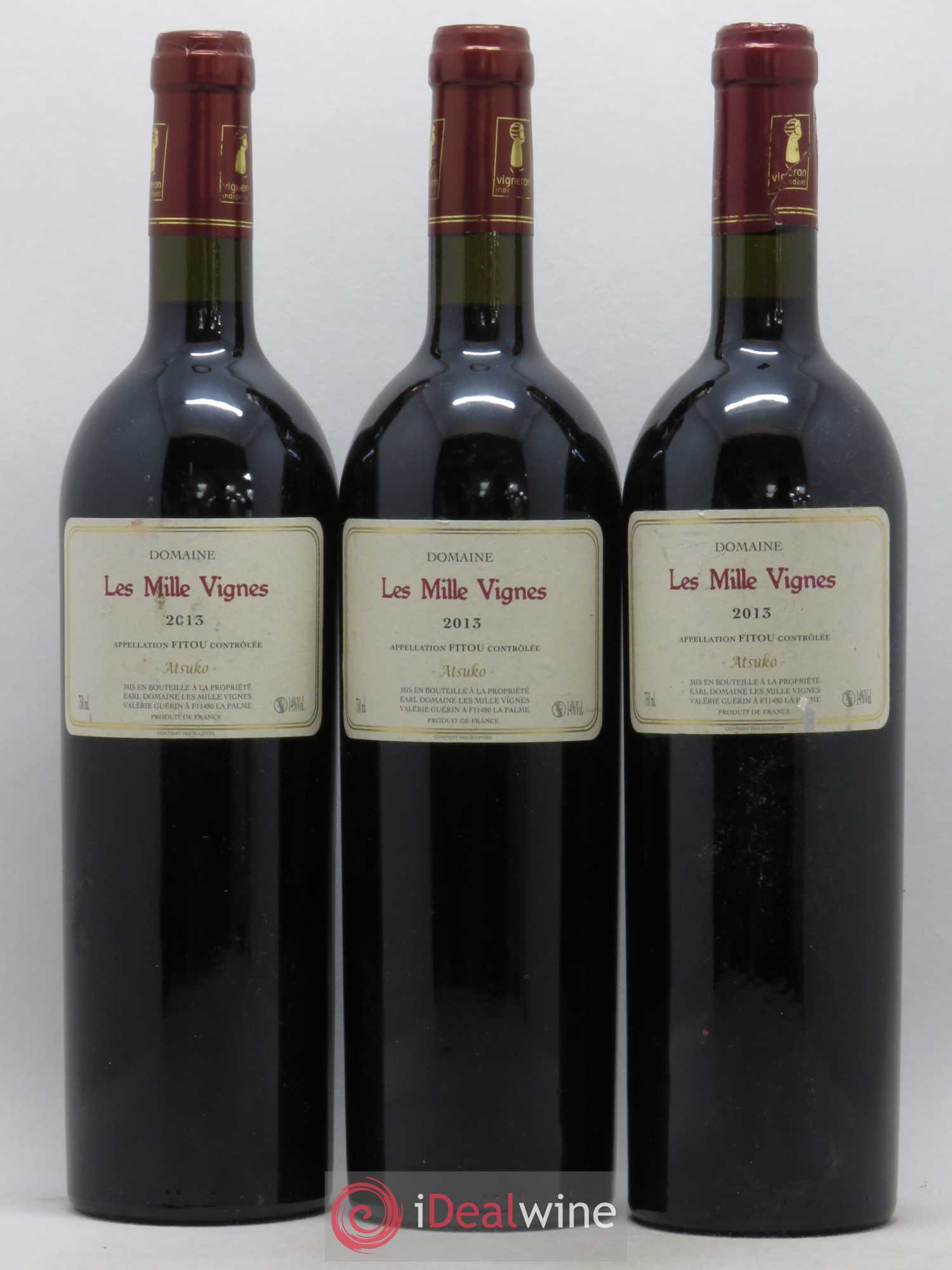 Fitou Atsuko Domaine des Mille Vignes 2013 - Posten von 3 Flaschen - 0