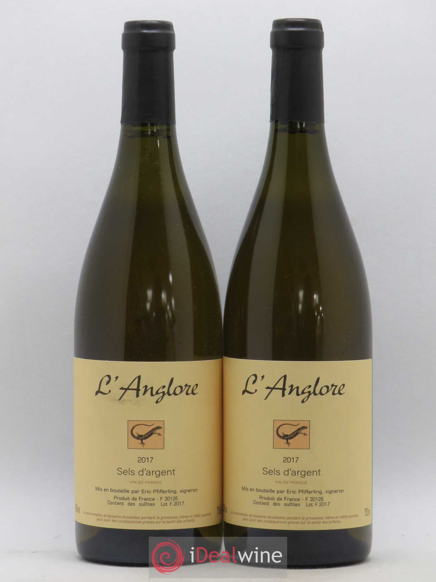 Vin de France Sels d'argent L'Anglore 2017 - Lot de 2 bouteilles - 0