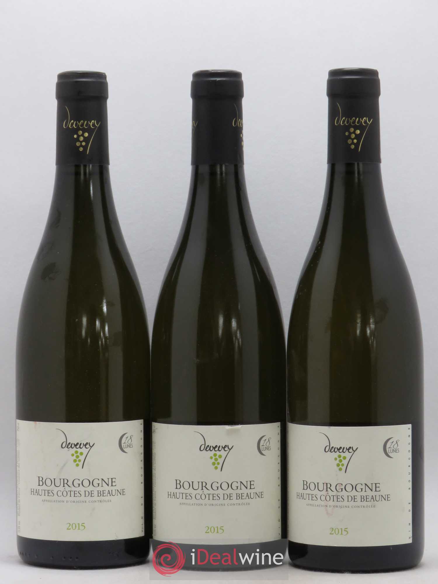 Hautes-Côtes de Beaune Domaine Devevey 2015 - Posten von 3 Flaschen - 0
