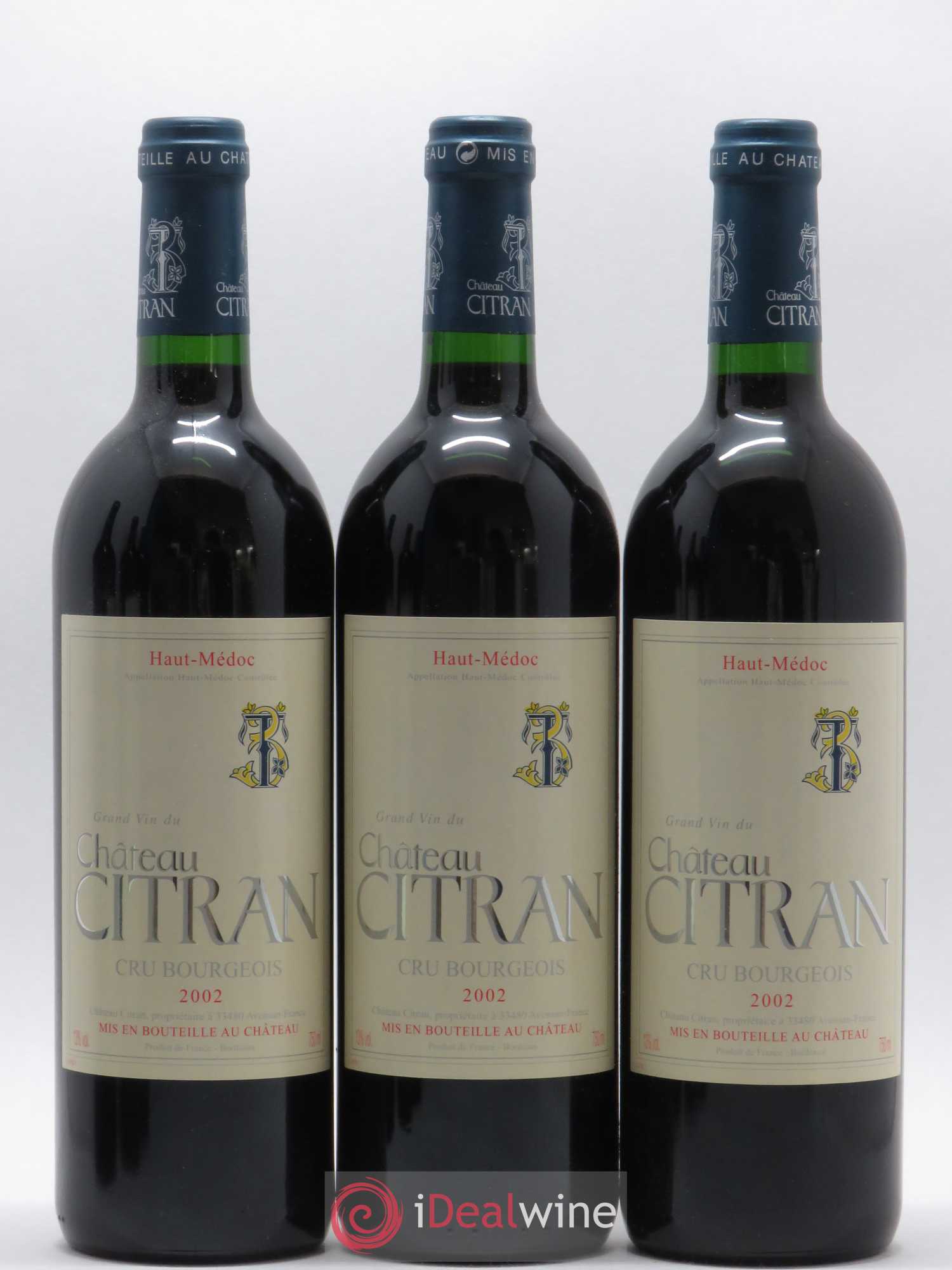 Château Citran Cru Bourgeois 2002 - Lot de 6 bouteilles - 2