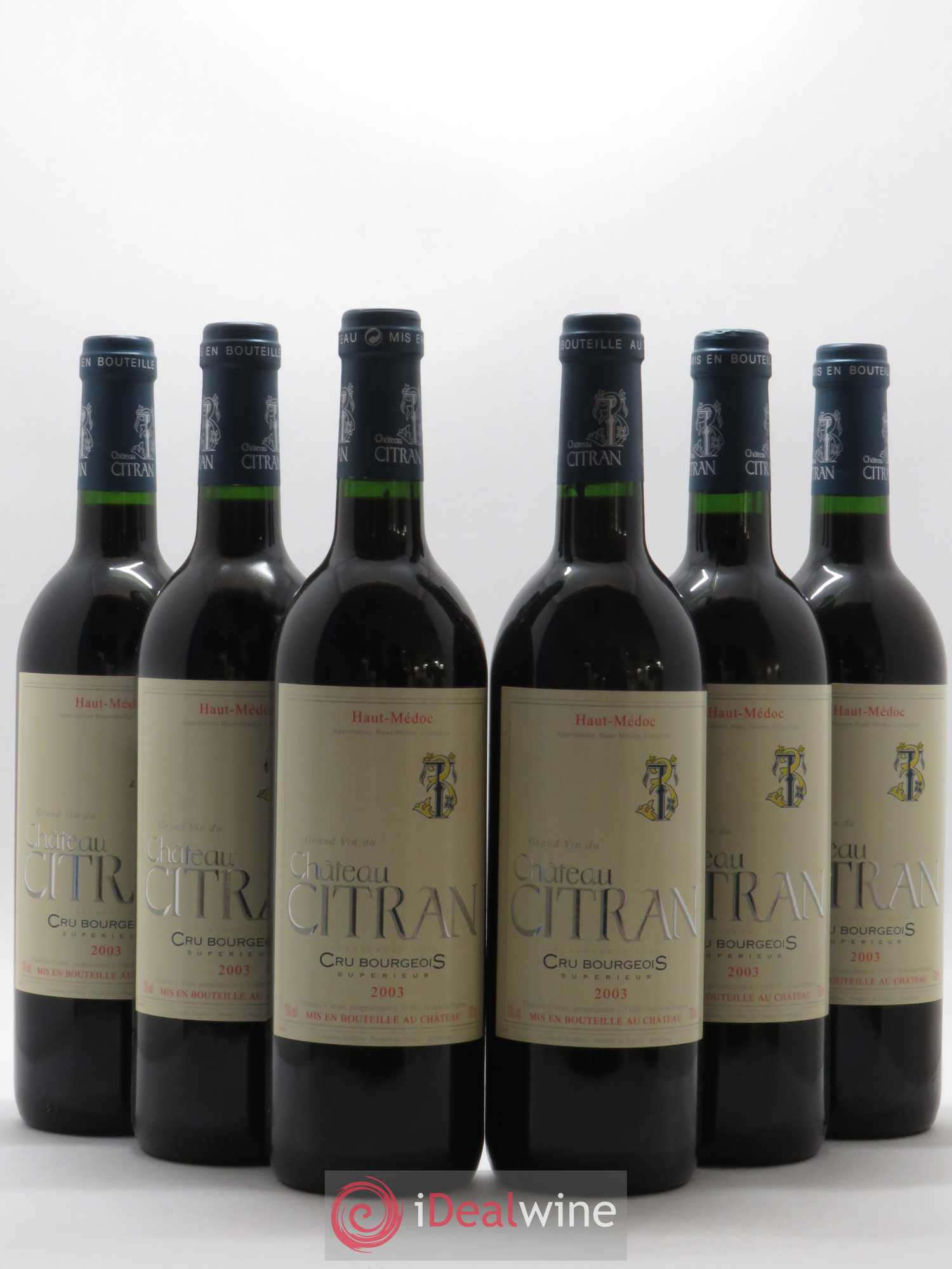 Château Citran Cru Bourgeois 2003 - Lot de 6 bouteilles - 0