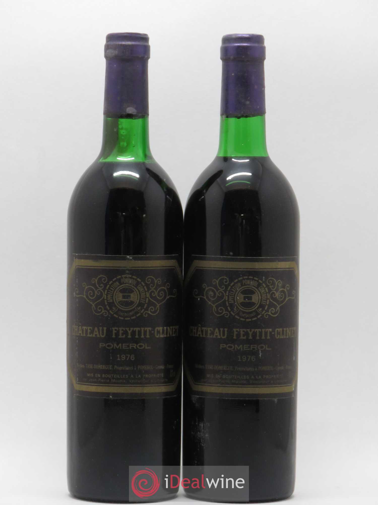 Château Feytit-Clinet 1976 - Lot de 2 bouteilles - 0