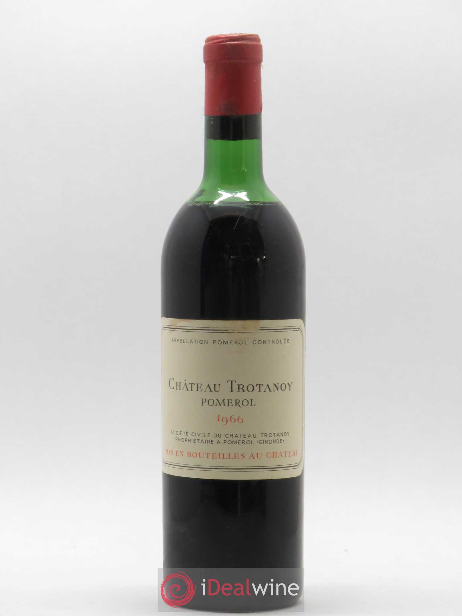 Château Trotanoy 1966 - Lot de 1 bouteille - 0