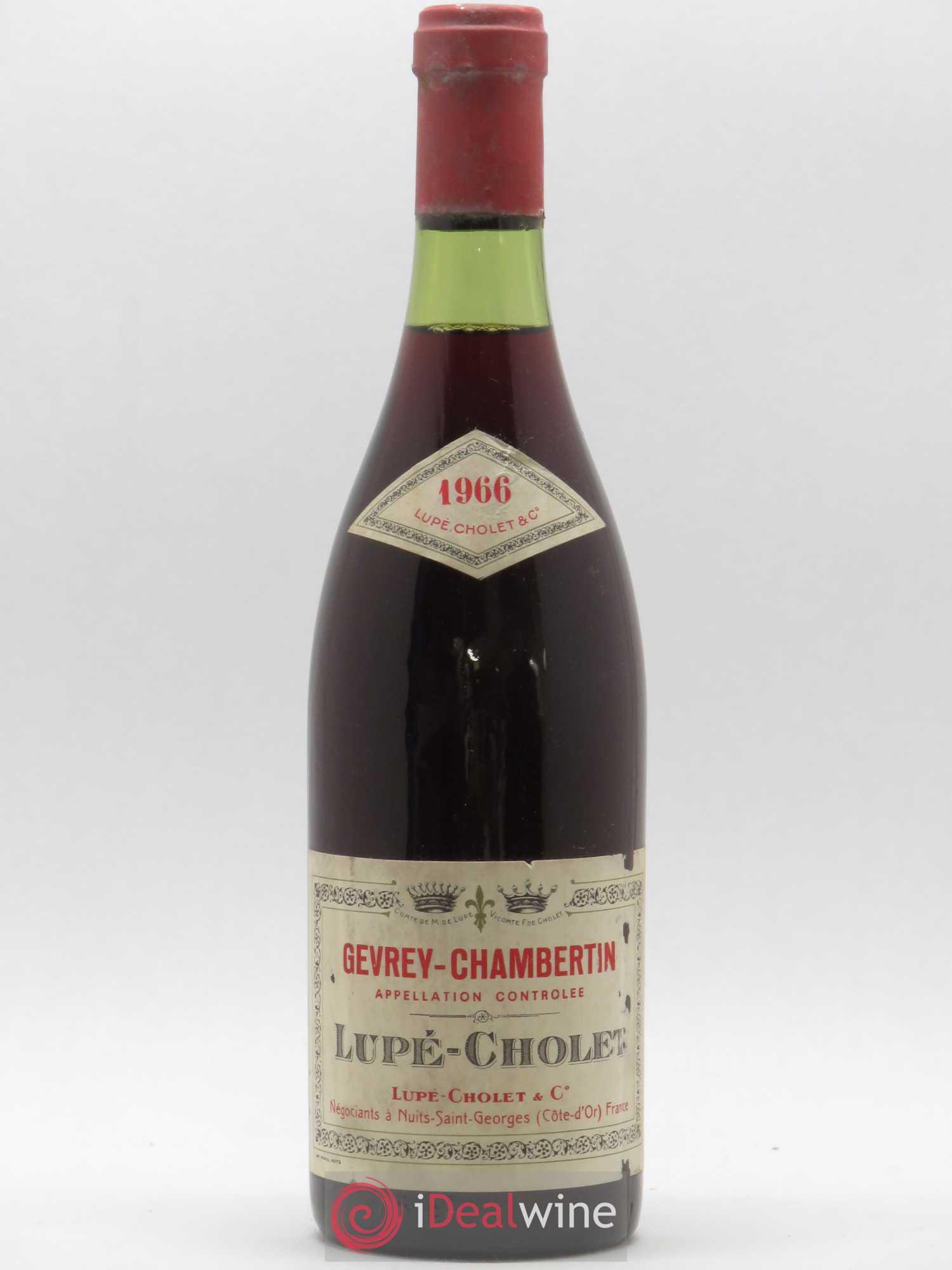 Gevrey-Chambertin Lupé Cholet 1966 - Lot de 1 bouteille - 0