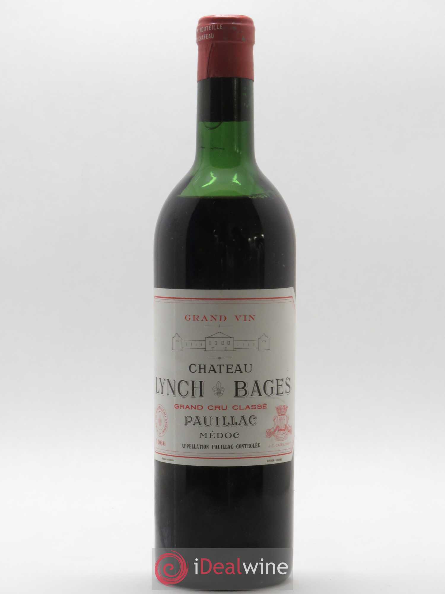 Château Lynch Bages 5ème Grand Cru Classé 1966 - Lot de 1 bouteille - 0
