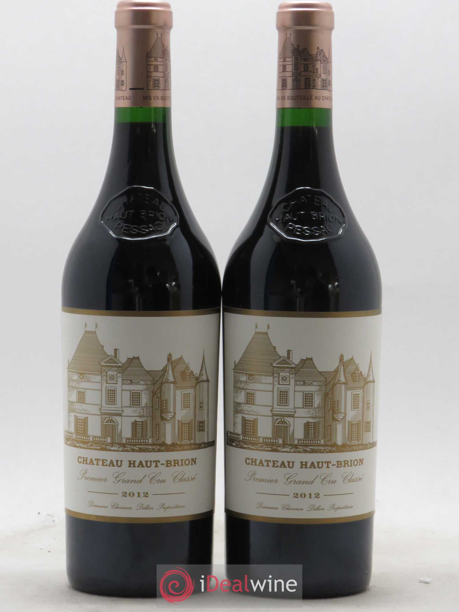 Château Haut Brion 1er Grand Cru Classé 2012 - Lot de 2 bouteilles - 0