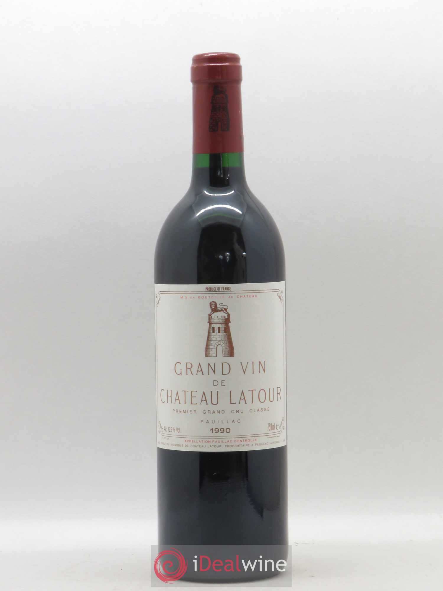 Château Latour 1er Grand Cru Classé 1990 - Lot de 1 bouteille - 0
