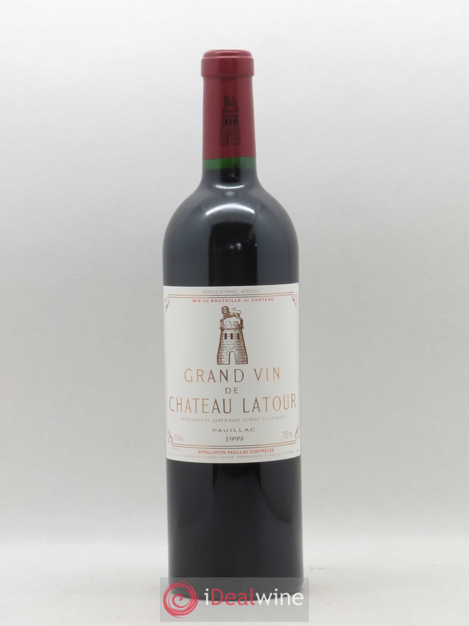 Château Latour 1er Grand Cru Classé 1999 - Lot de 1 bouteille - 0