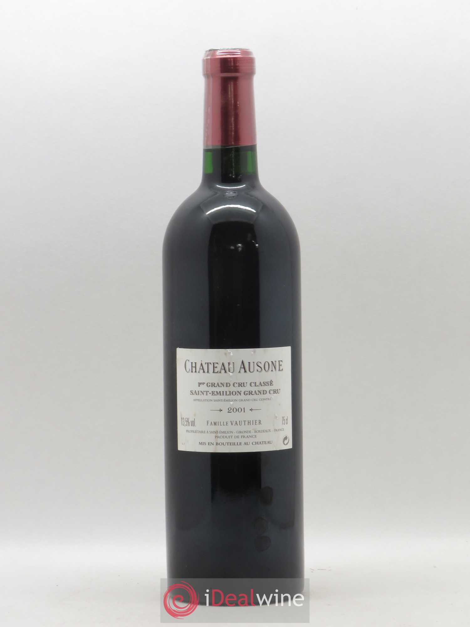 Château Ausone 1er Grand Cru Classé A 2001 - Lot de 1 bouteille - 1