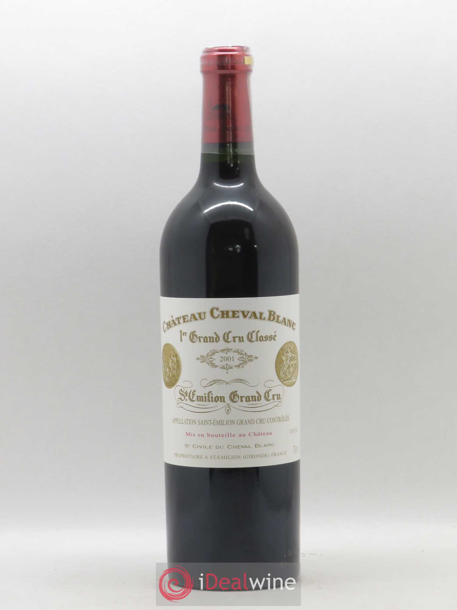 Château Cheval Blanc 1er Grand Cru Classé A 2001 - Lot de 1 bouteille - 0